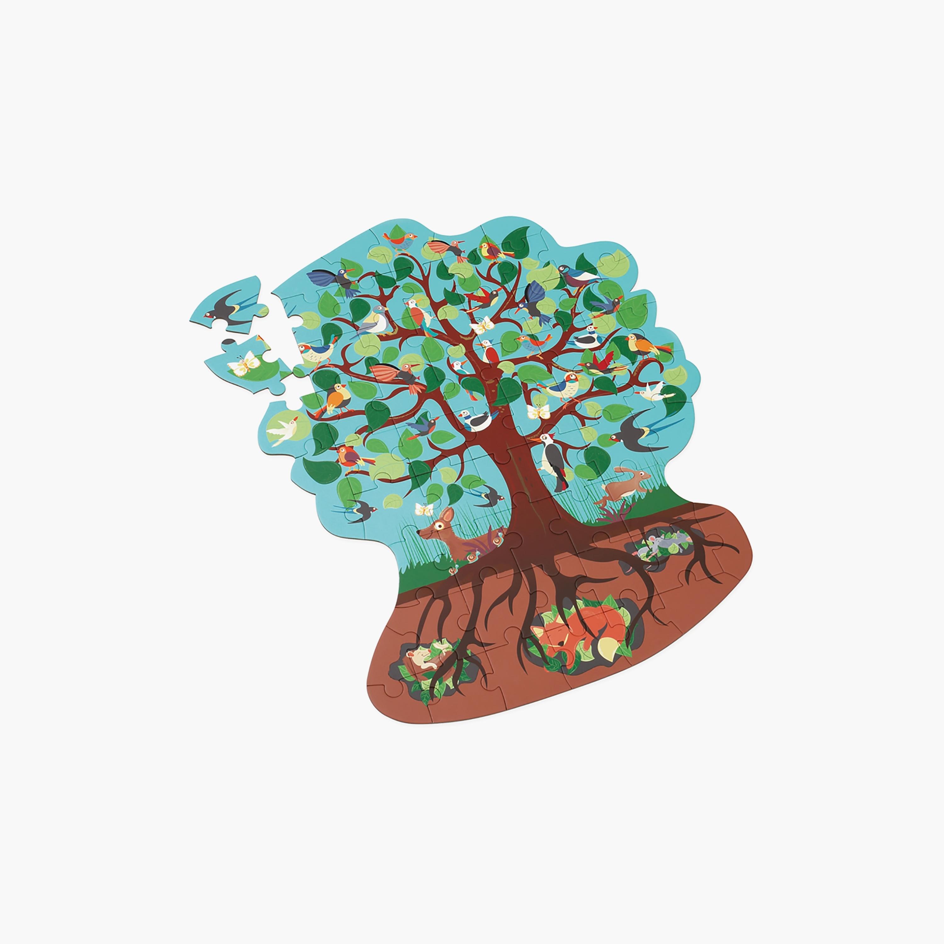 Scratch Europe 59-Piece Bird Tree Contour Puzzle-toys-indoortoys-puzzles-image-2