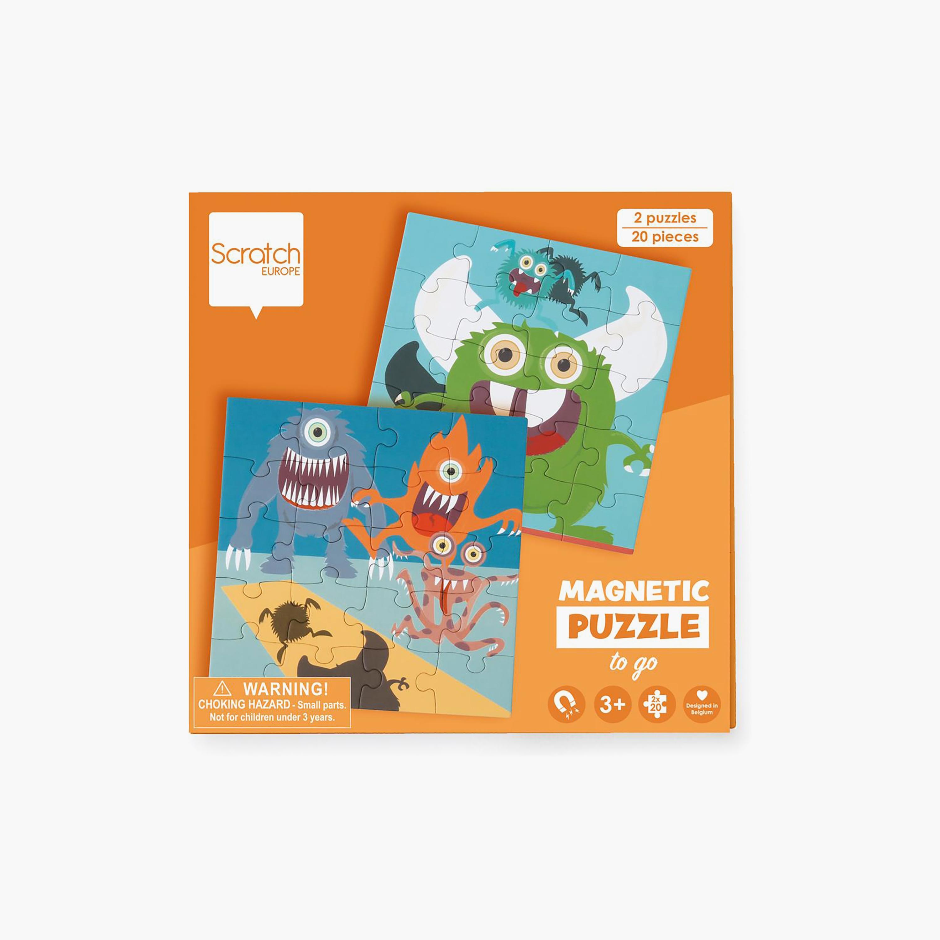 Scratch Europe Magnetic Puzzle To Go - Monster-toys-indoortoys-puzzles-image-1