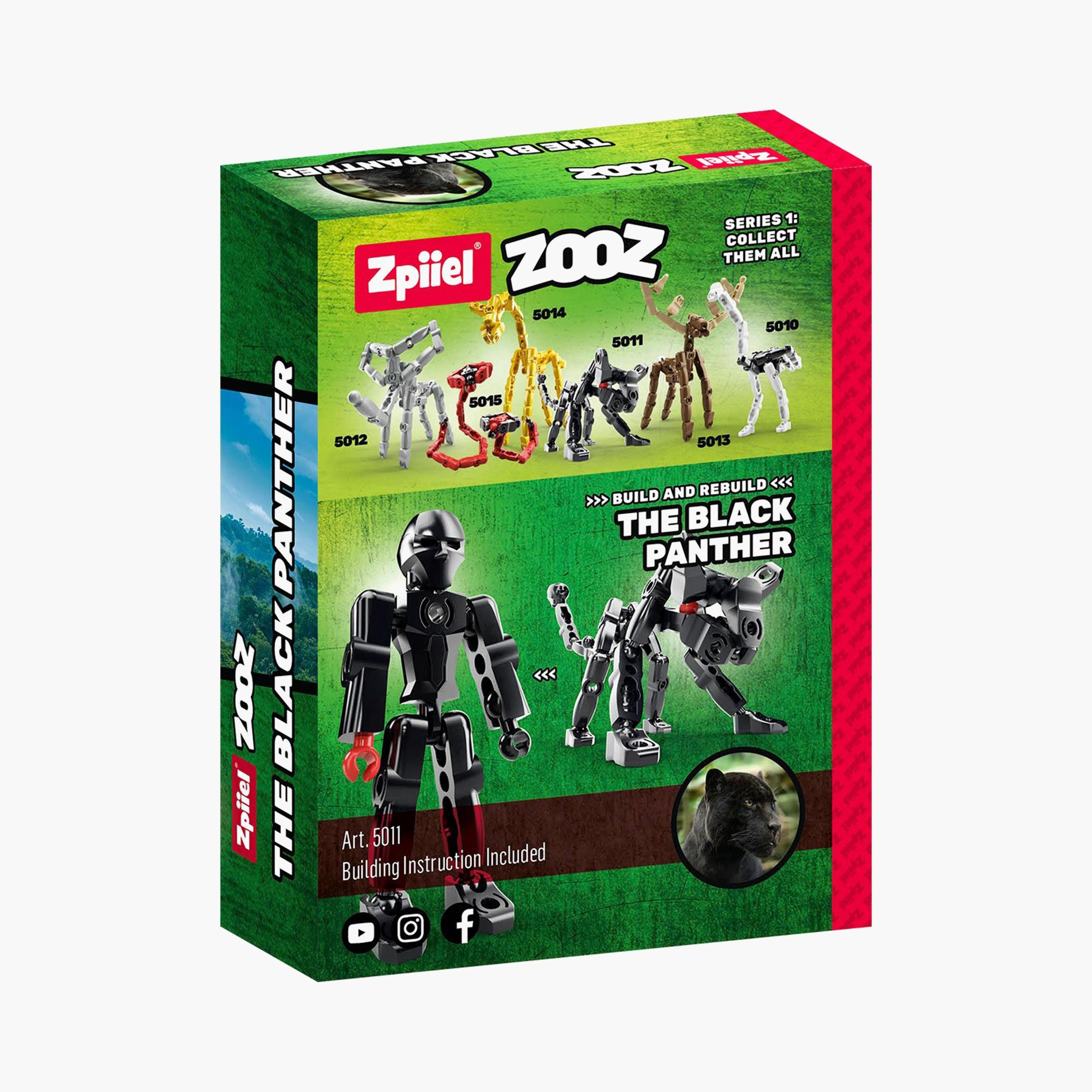 Zpiiel ZooZ The Black Panther Construction Set-toys-buildingblocks-constructionsets-image-3