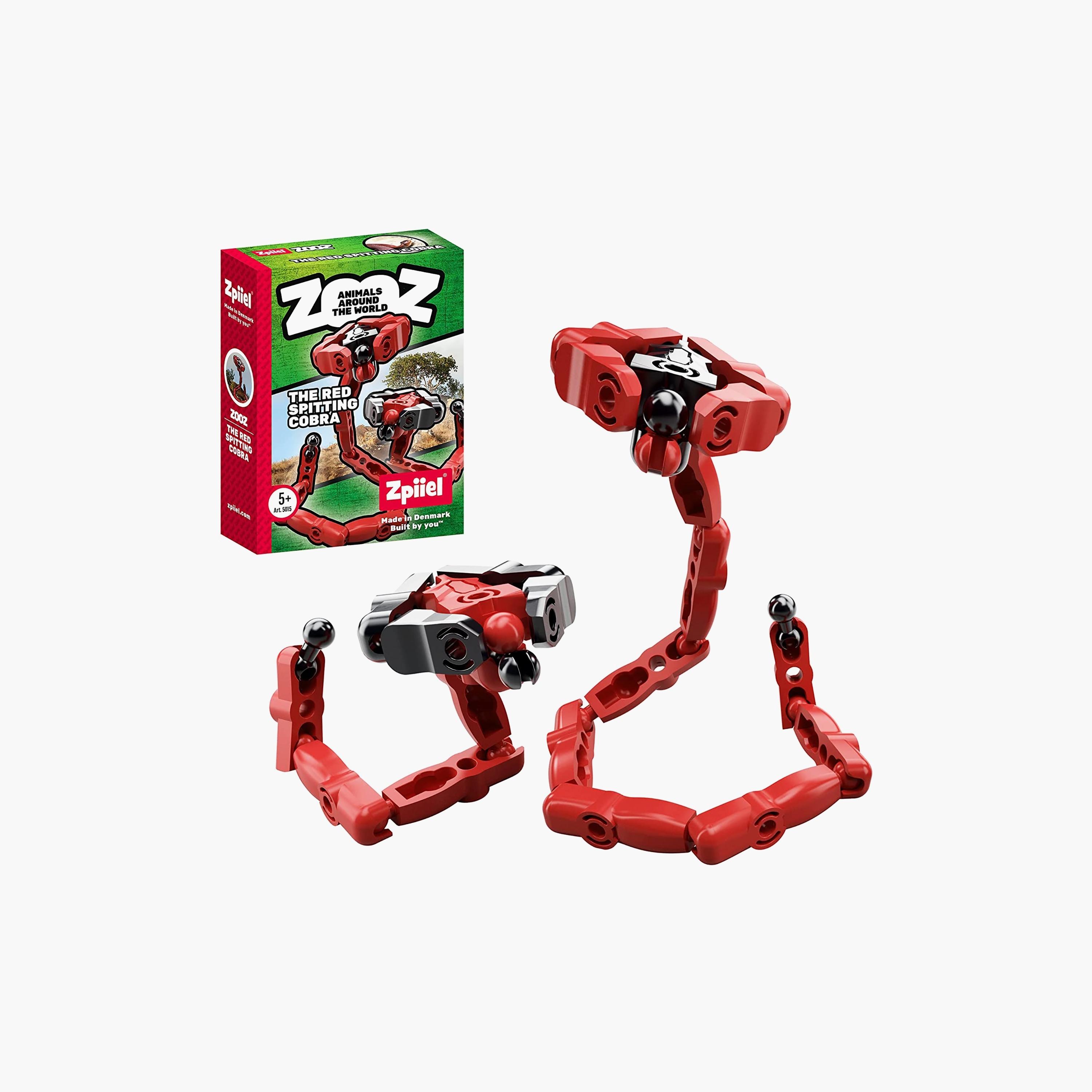 Zpiiel ZooZ The Red Spitting Cobra Construction Set-toys-buildingblocks-constructionsets-image-1