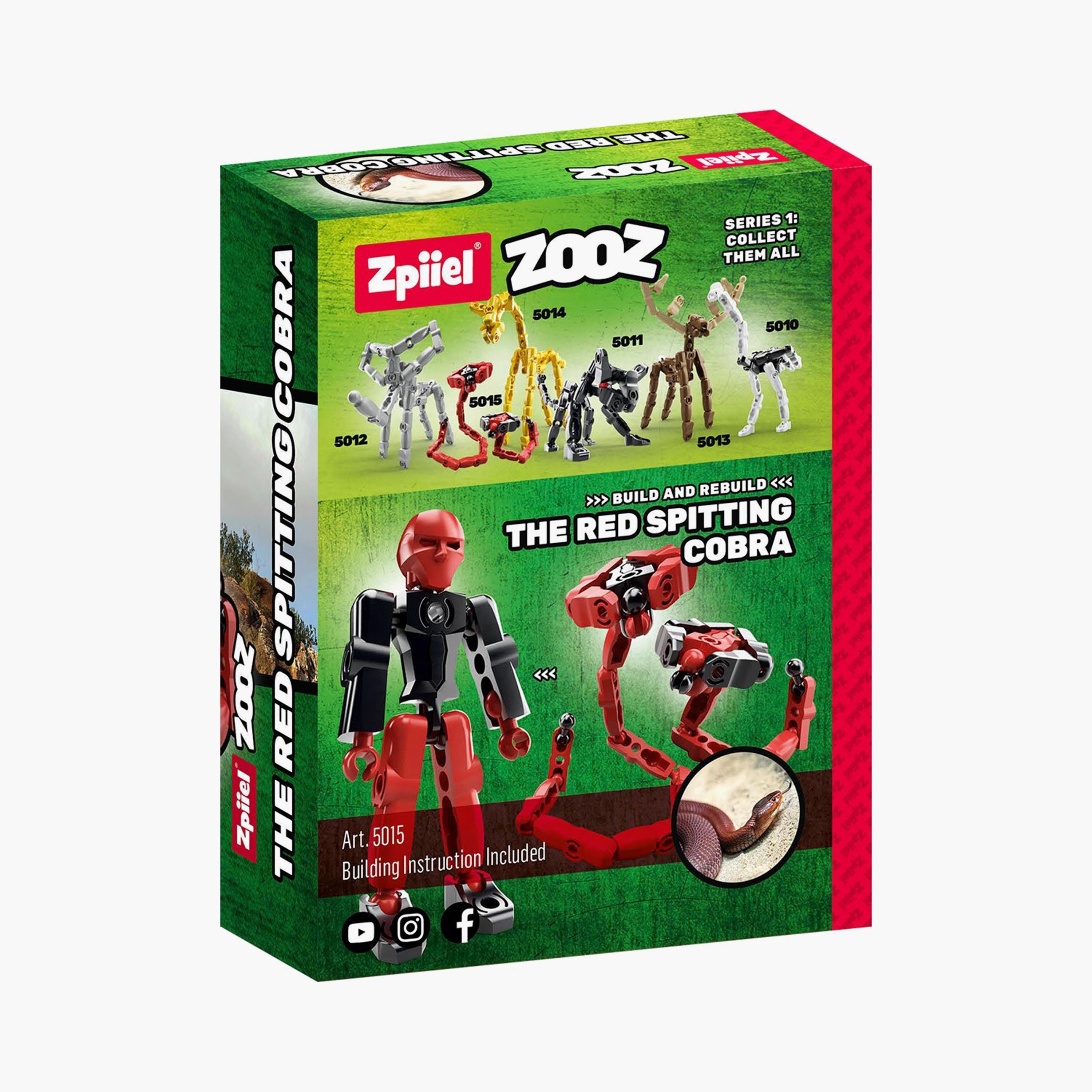 Zpiiel ZooZ The Red Spitting Cobra Construction Set-toys-buildingblocks-constructionsets-image-3