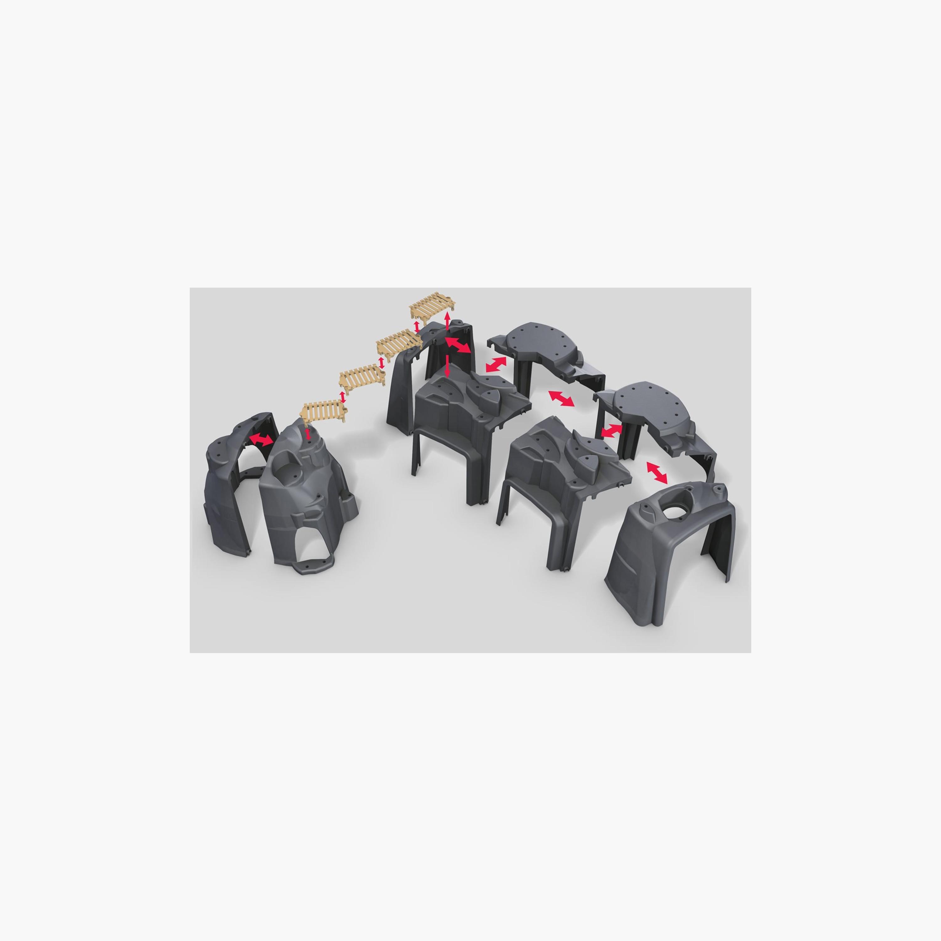 Zpiiel Large Tunnel & Mountain with Long Bridge Booster-toys-buildingblocks-constructionsets-image-2