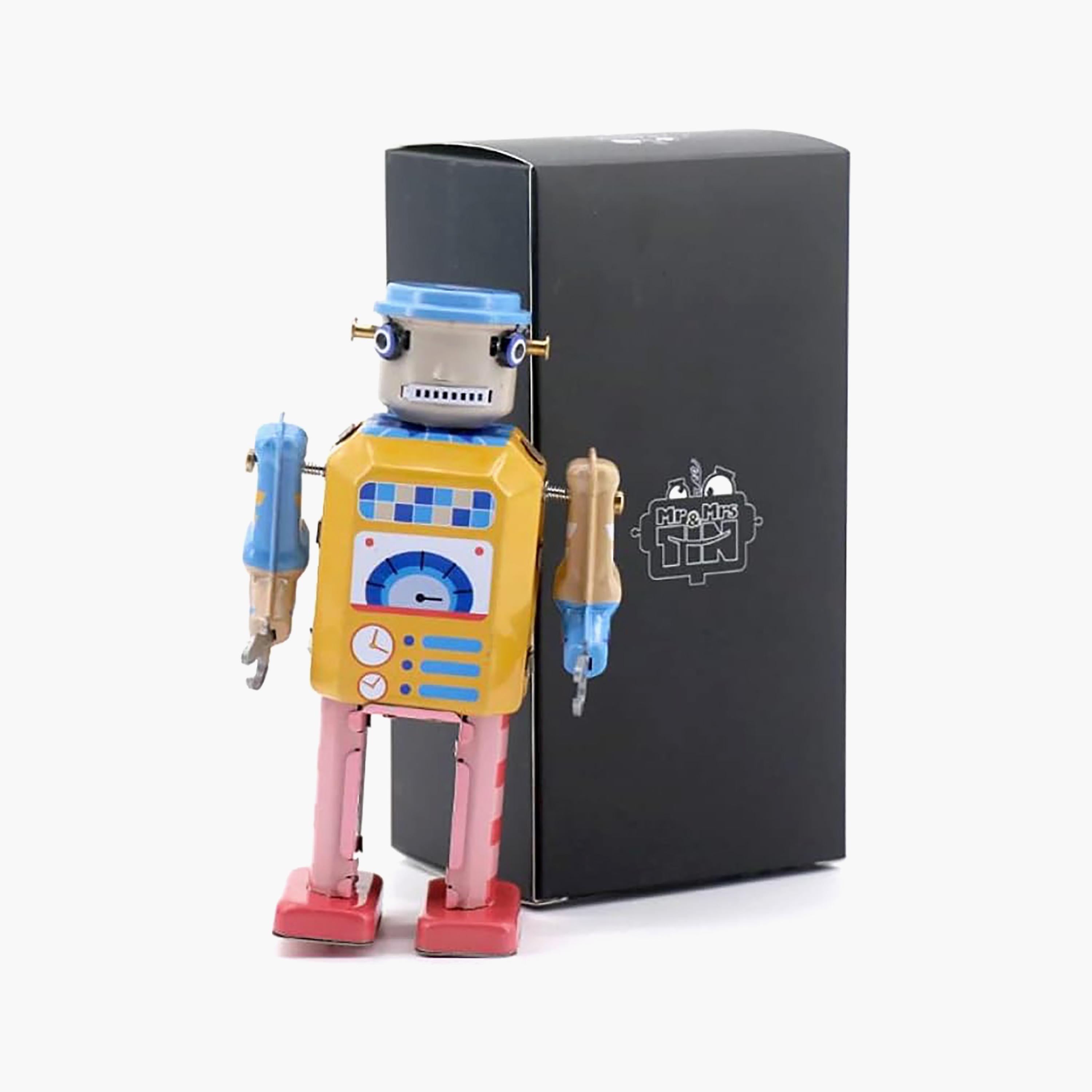 Mr & Mrs Tin Electro Bot-toys-remotecontrolledvehicles-robots-image-3