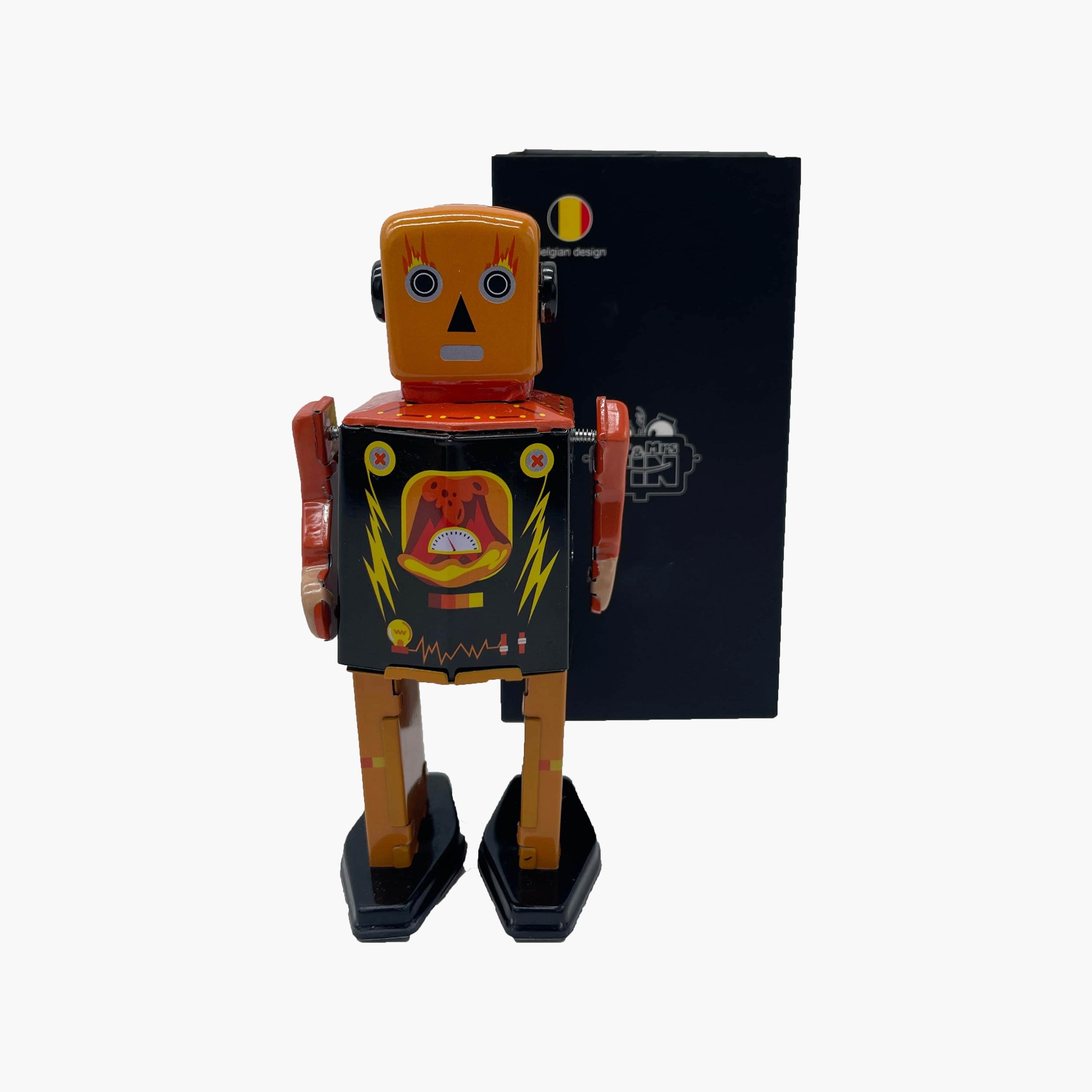 Mr & Mrs Tin Volcano Bot-toys-remotecontrolledvehicles-robots-image-1