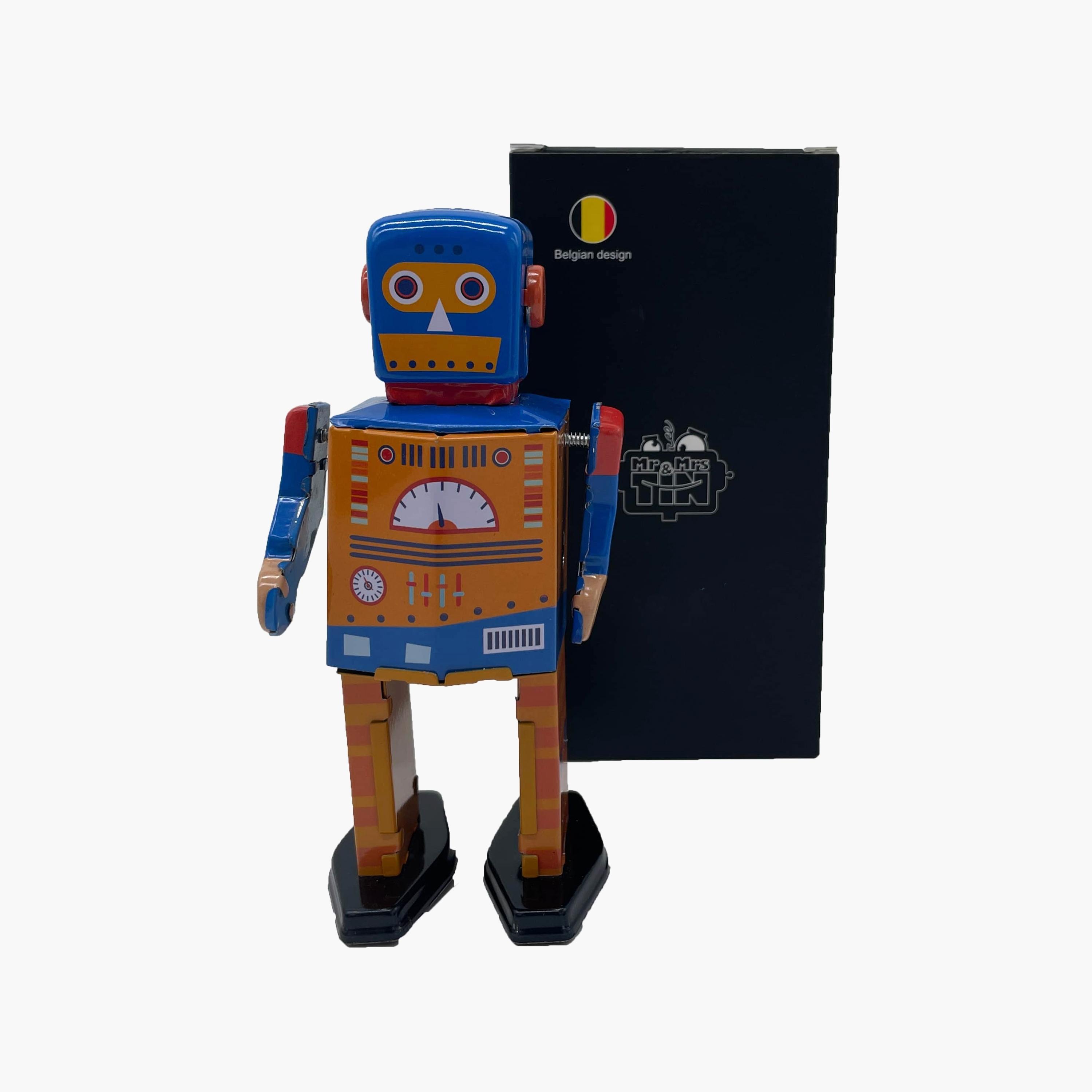 Mr & Mrs Tin Engine Bot-toys-remotecontrolledvehicles-robots-image-1