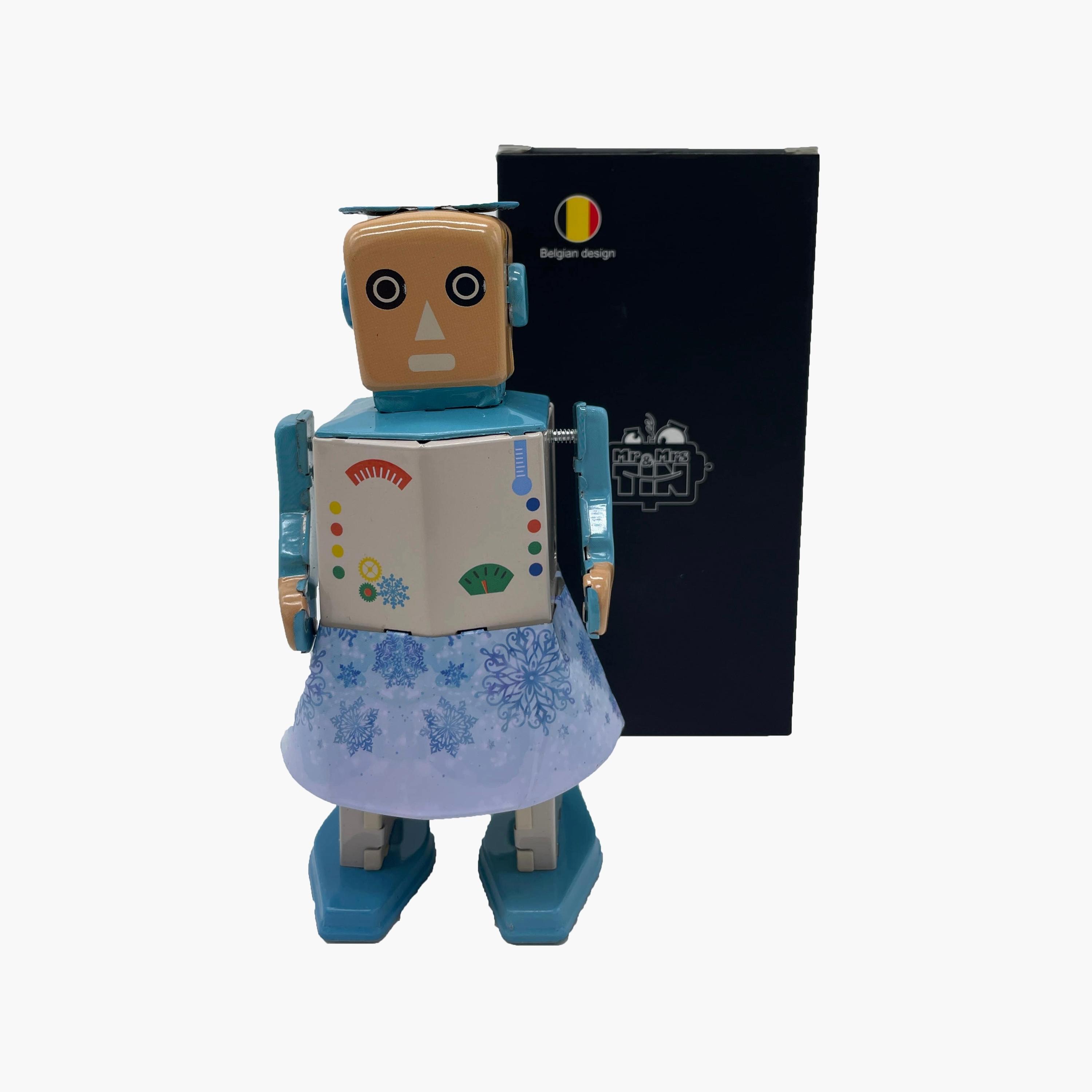Mr & Mrs Tin Snow Bot-toys-remotecontrolledvehicles-robots-image-1