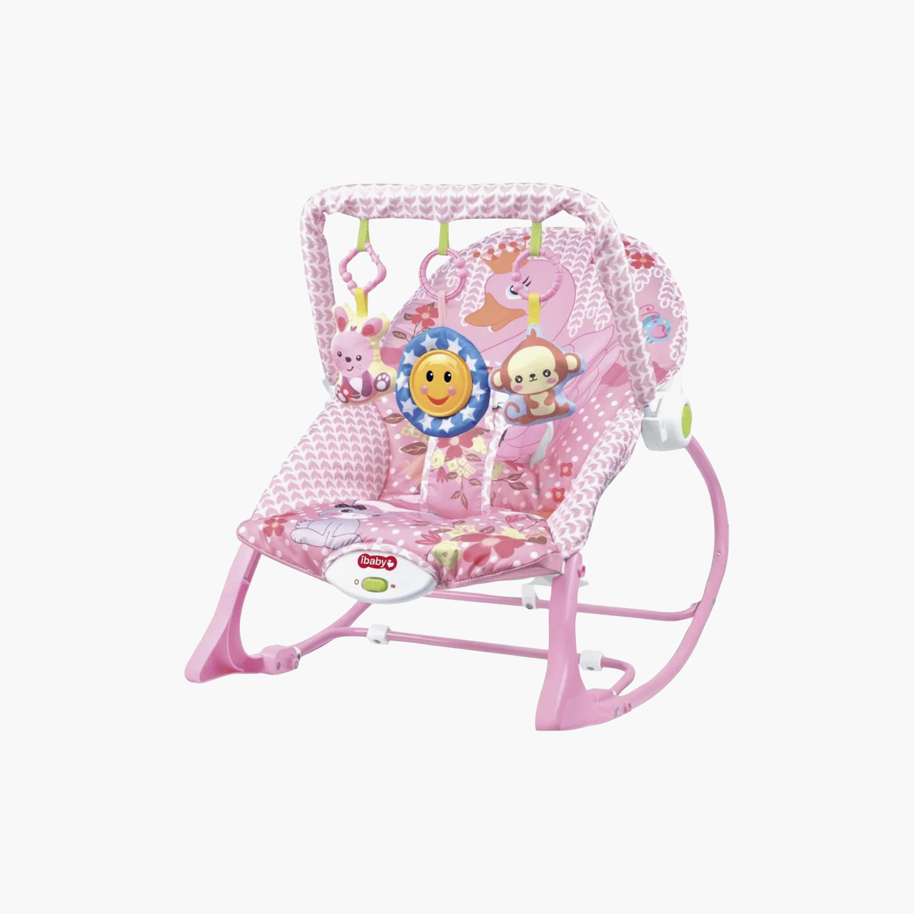 Factory Price Duck Design I-Baby Rocker, Pink-baby-infantactivity-rockers-image-1