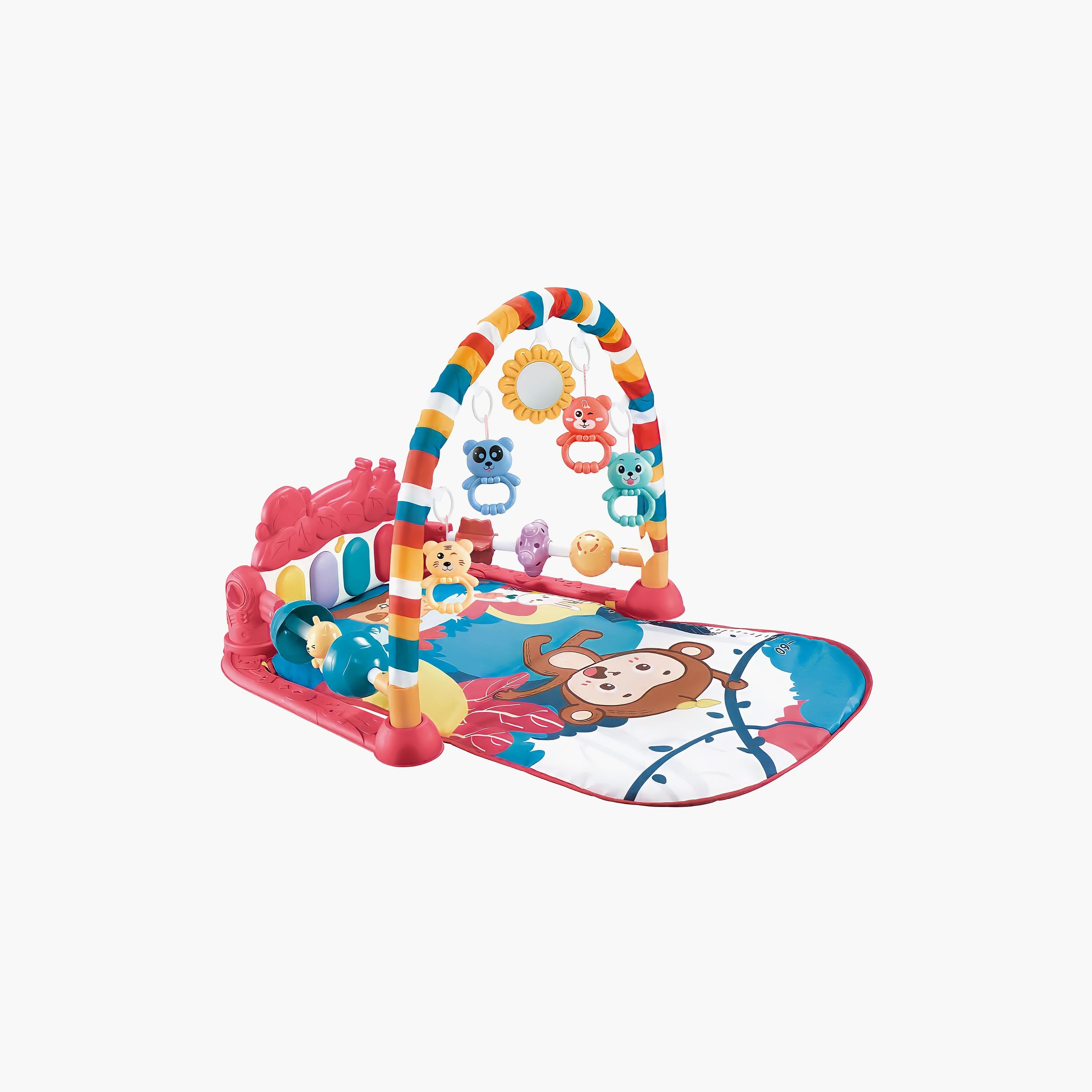 Factory Price Monkey Hat Pedal Piano Activity Play Mat-baby-infantactivity-playpensandplaymats-image-1