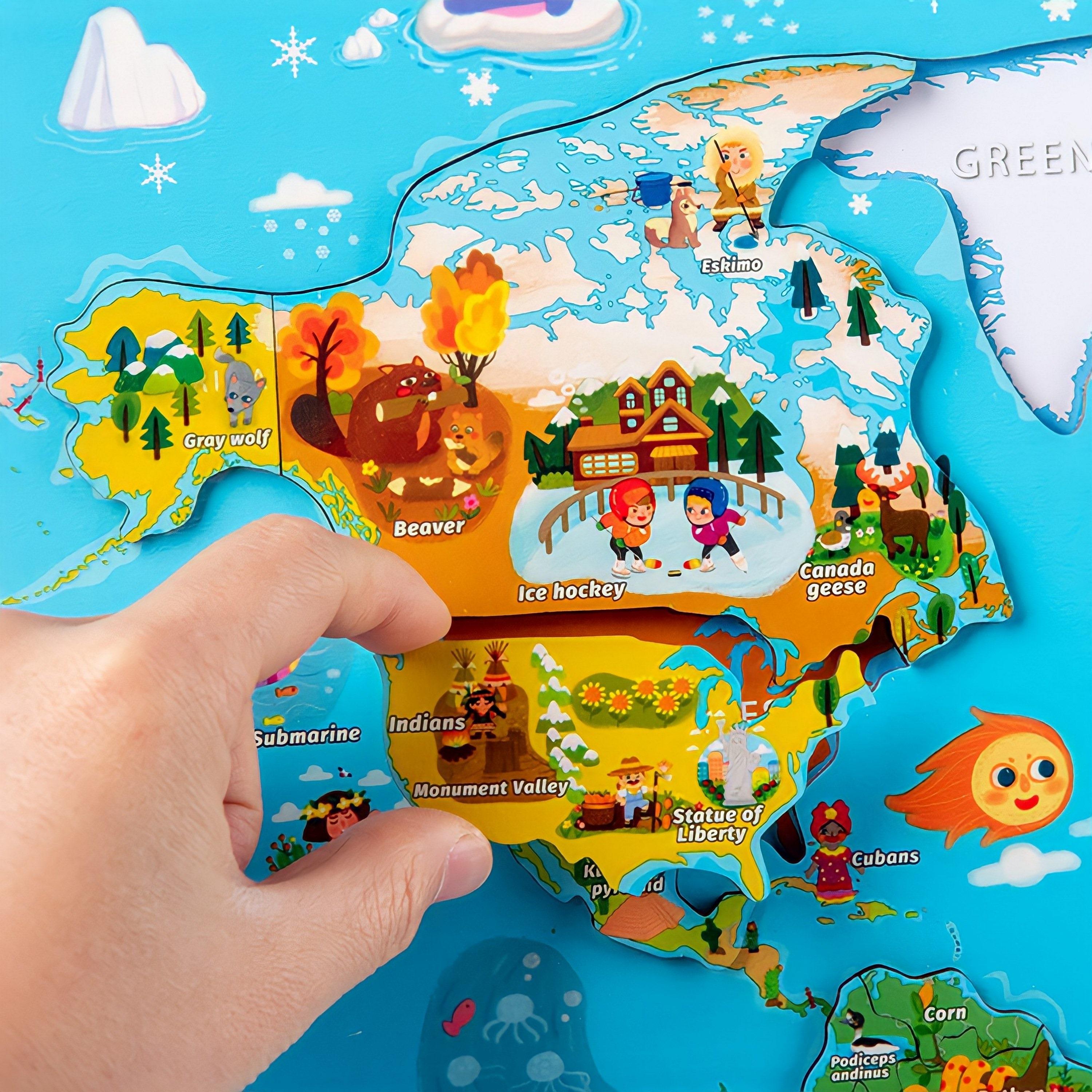 Factory Price Jim Magnetic World Map Jigsaw Puzzle-toys-indoortoys-puzzles-image-2