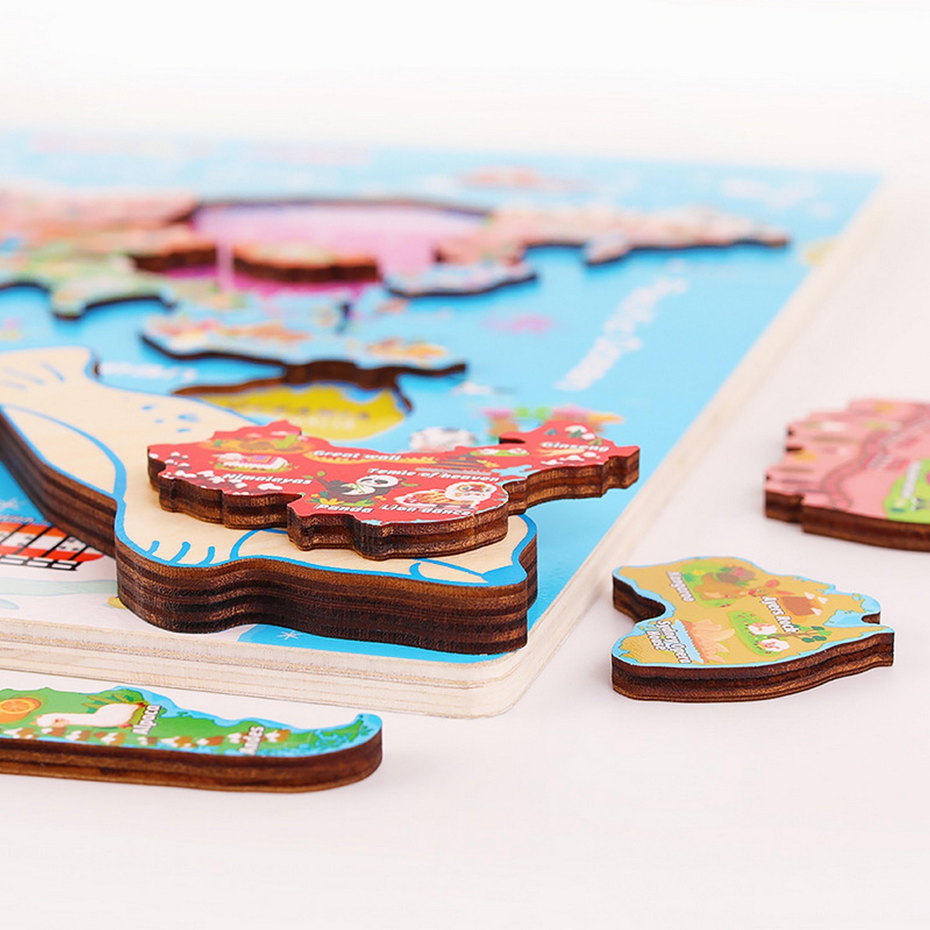 Factory Price Jim Magnetic World Map Jigsaw Puzzle-toys-indoortoys-puzzles-image-4