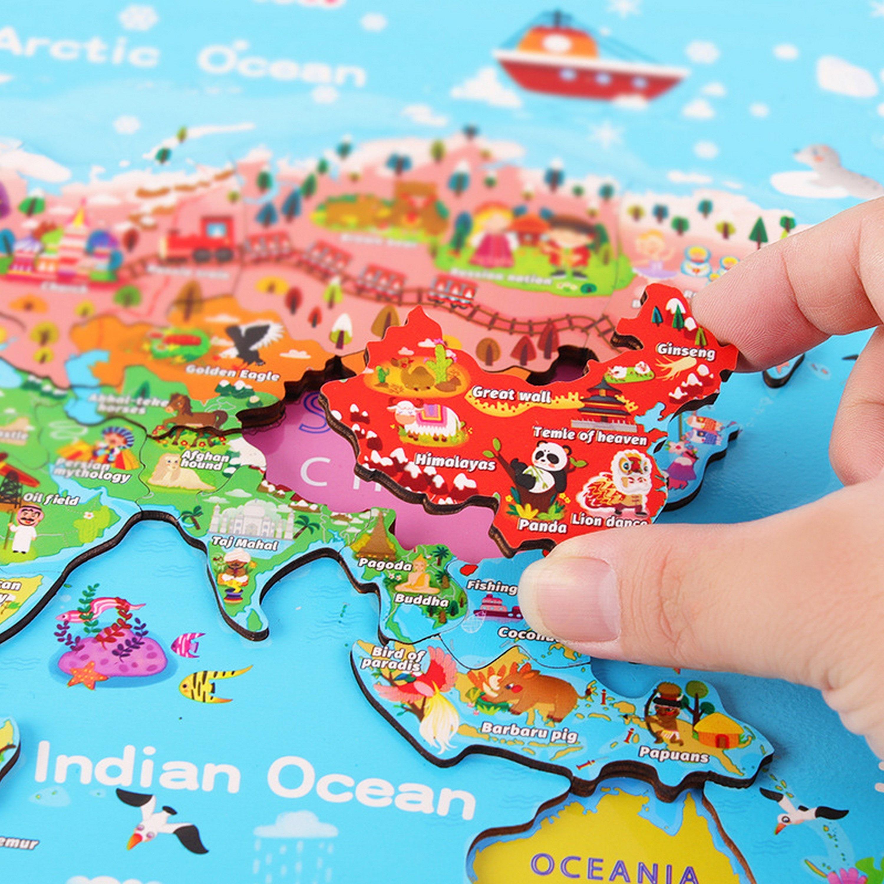 Factory Price Jim Magnetic World Map Jigsaw Puzzle-toys-indoortoys-puzzles-image-5