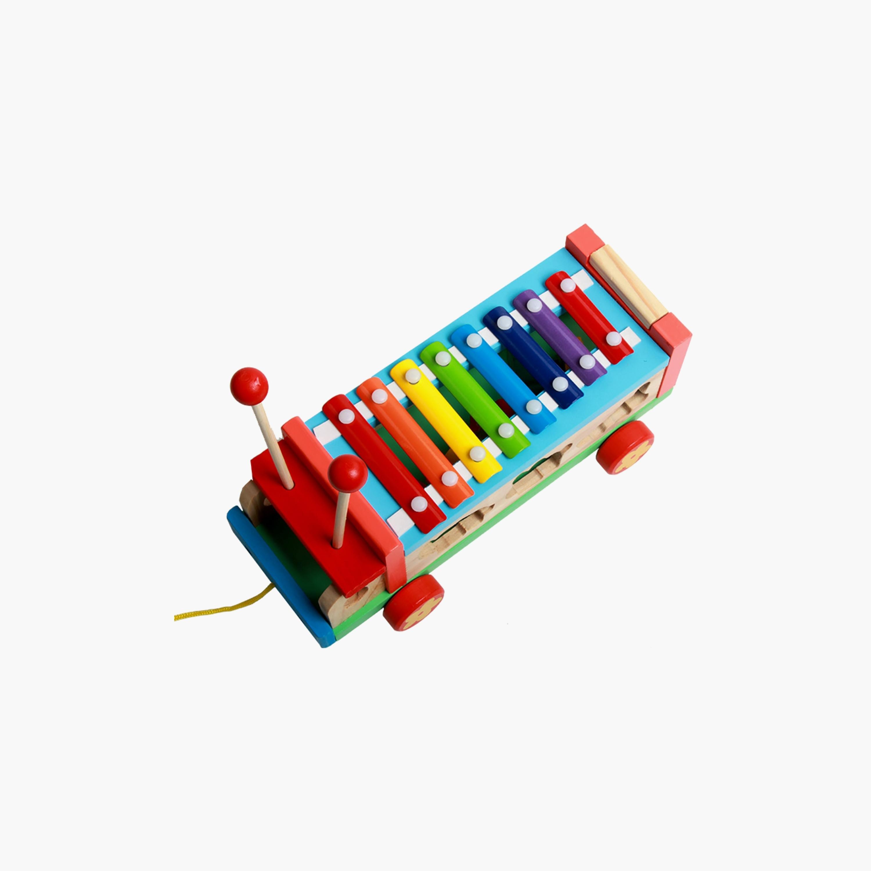  سيارة بيانو إكسيليفون خشبية مع 8 نغمات من فاكتوري برايس-toys-educational-musicaltoys-image-2