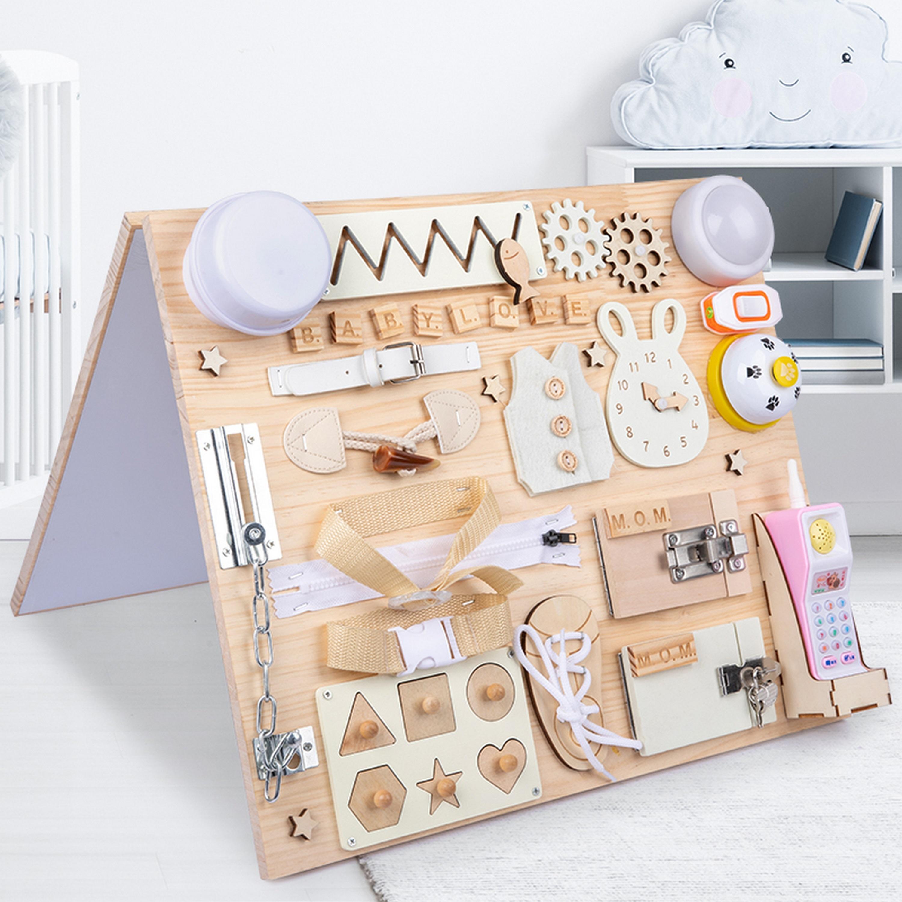 Factory Price Trixie Wooden Mood Busy Board Set-toys-babyandtoddlertoys-learningtoys-image-2