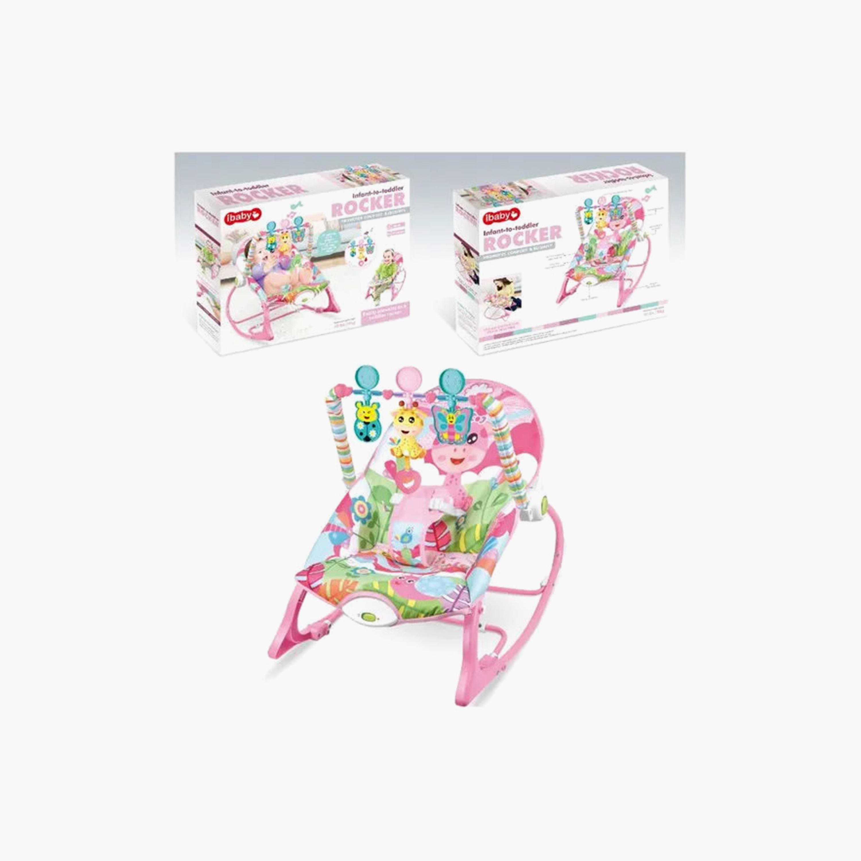 Factory Price Infant-Toddler I-Baby Rocker, Cat-baby-infantactivity-rockers-image-3