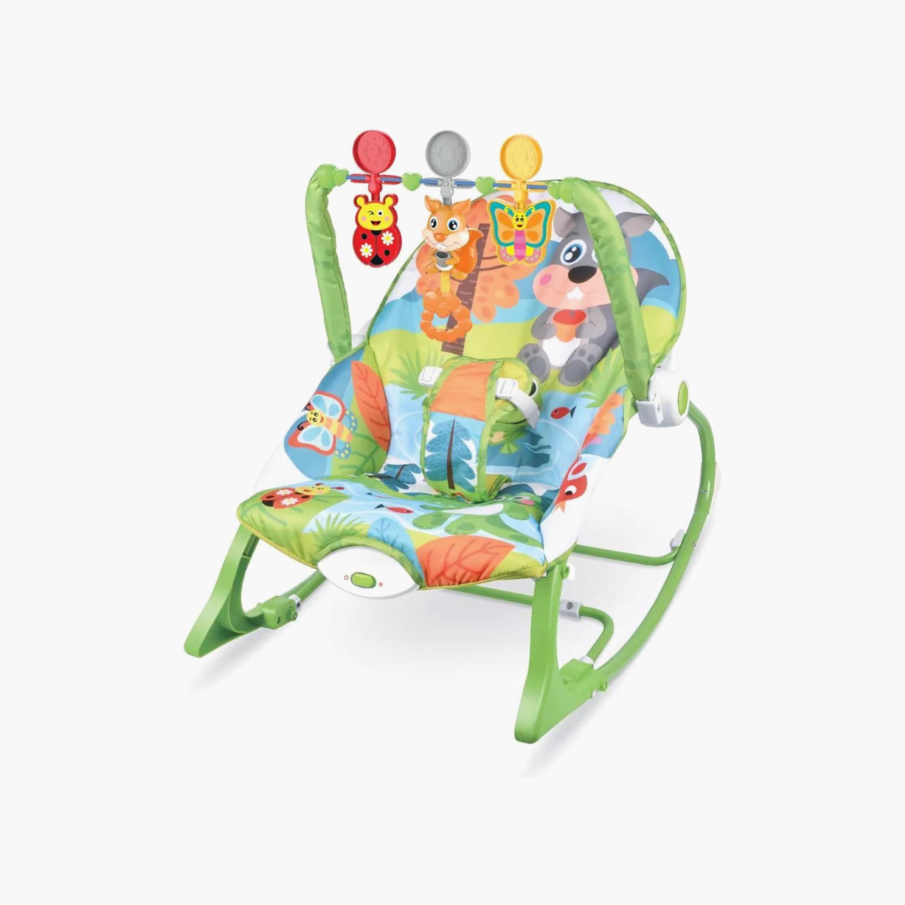 Factory Price Infant-Toddler I-Baby Rocker, Green-baby-infantactivity-rockers-image-1