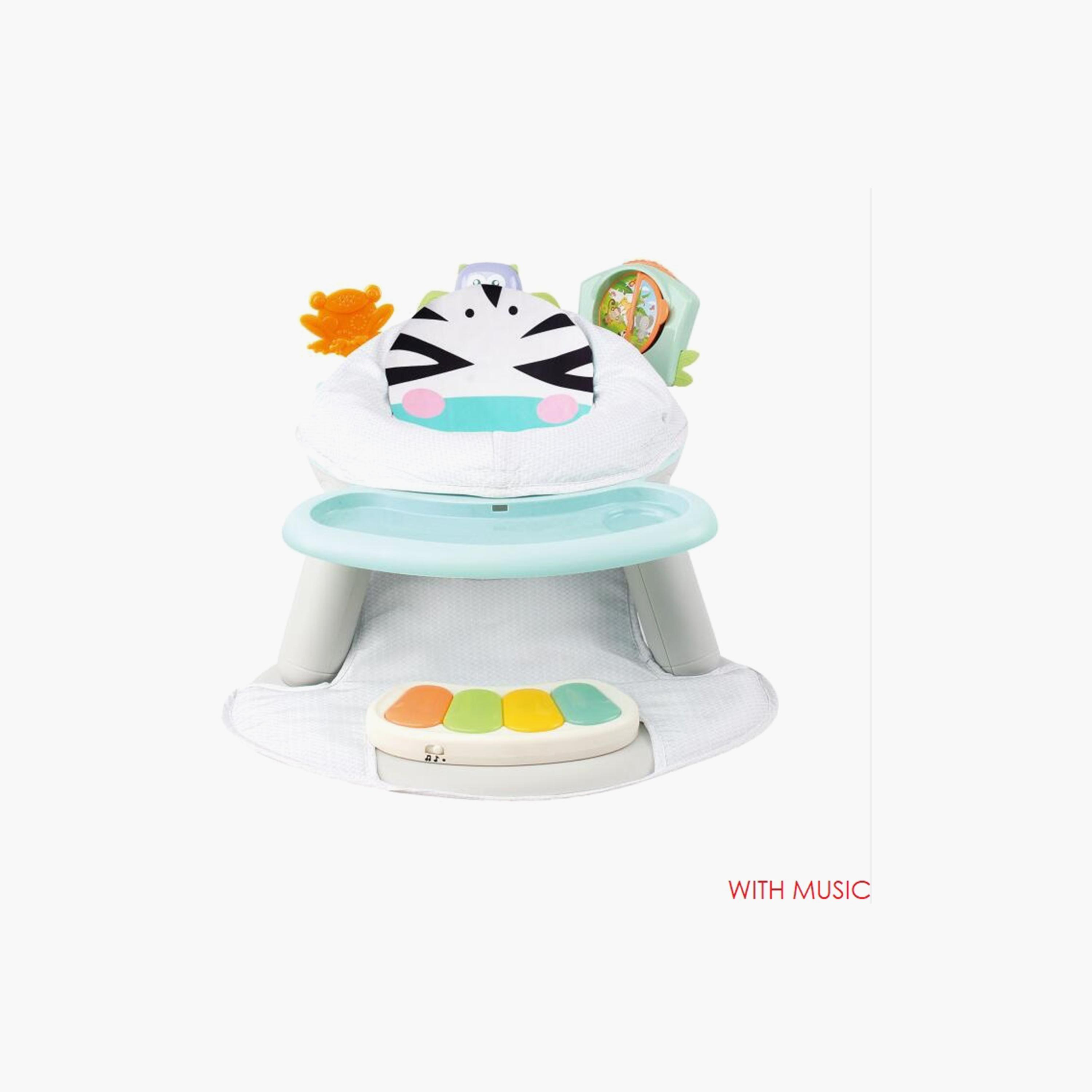 Factory Price Seat With Feeding Table & Piano, Zebra-baby-feeding-highchairsandboosters-image-1
