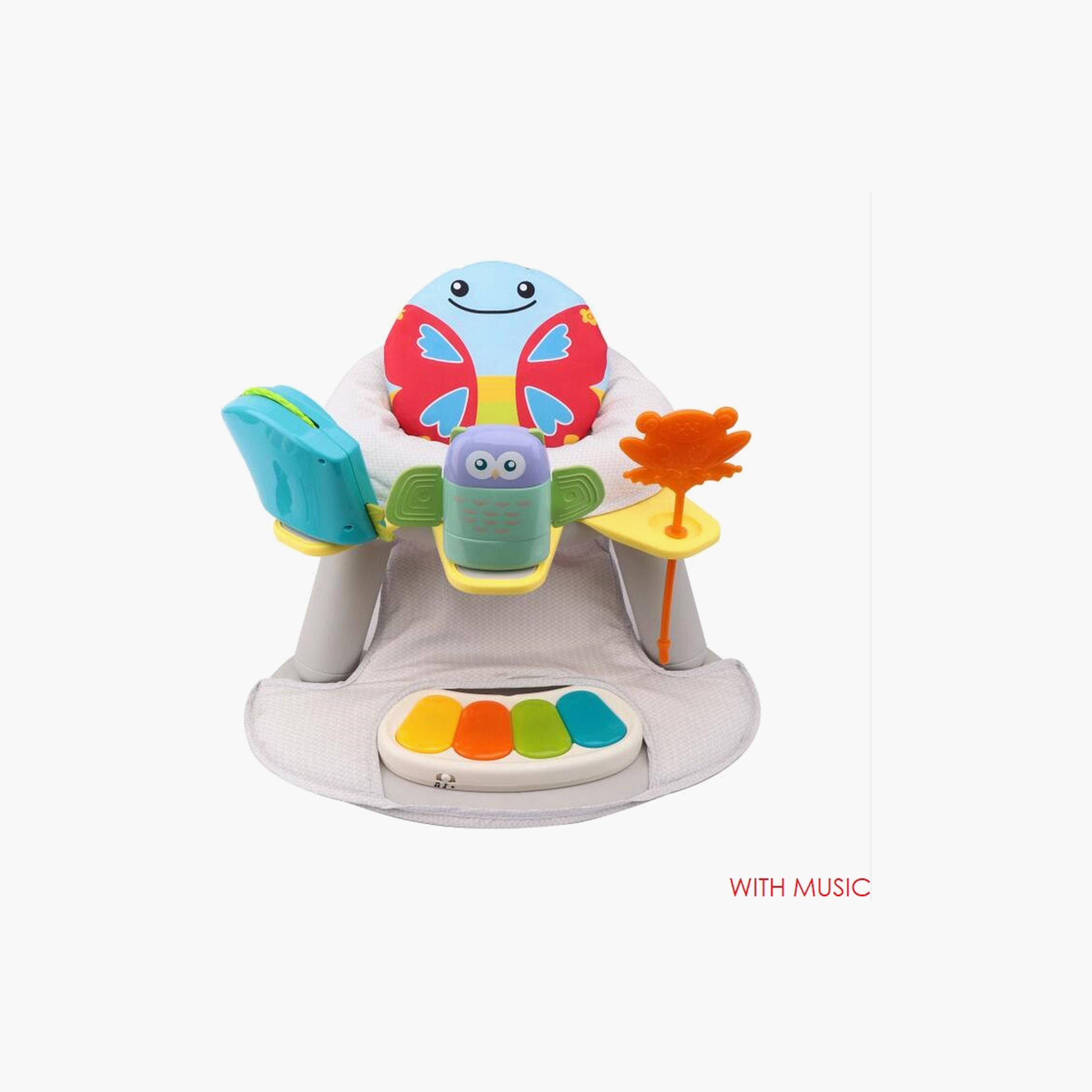 Factory Price Seat With Feeding Table & Piano, Butterfly-baby-feeding-highchairsandboosters-image-1