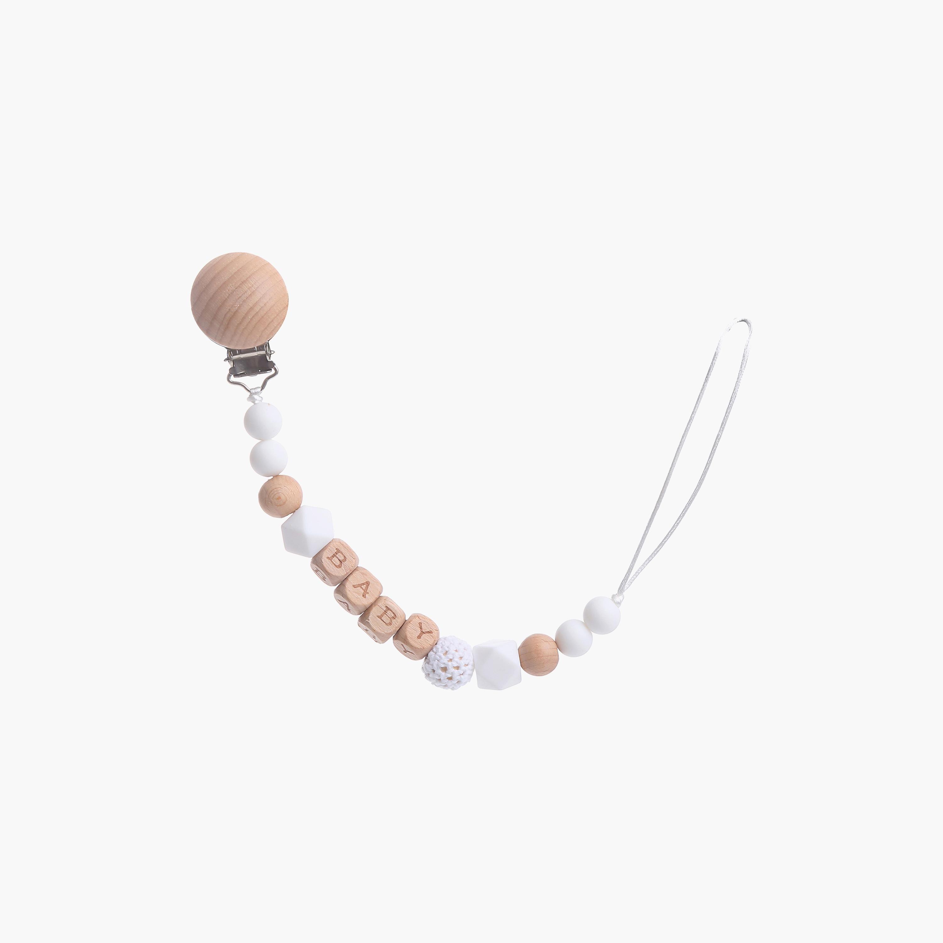  مشبك لهاية من السيليكون والخشب شون من فاكتوري برايس-baby-feeding-pacifiers-image-1