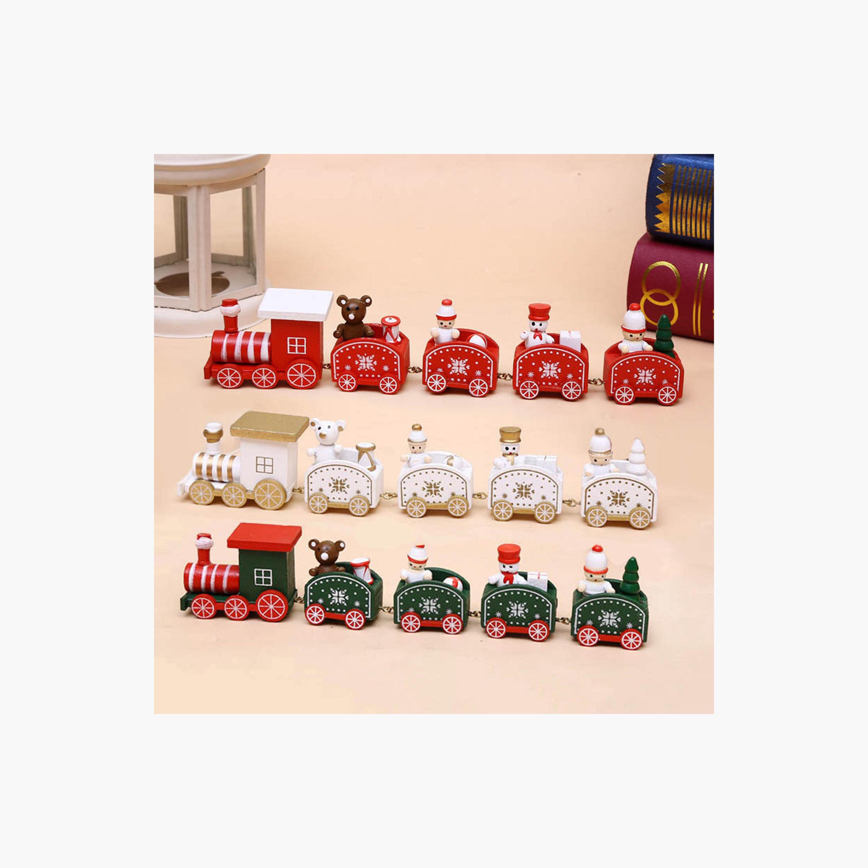 Factory Price Christmas Wooden Train Set-toys-playvehicles-trainsandbuses-image-2