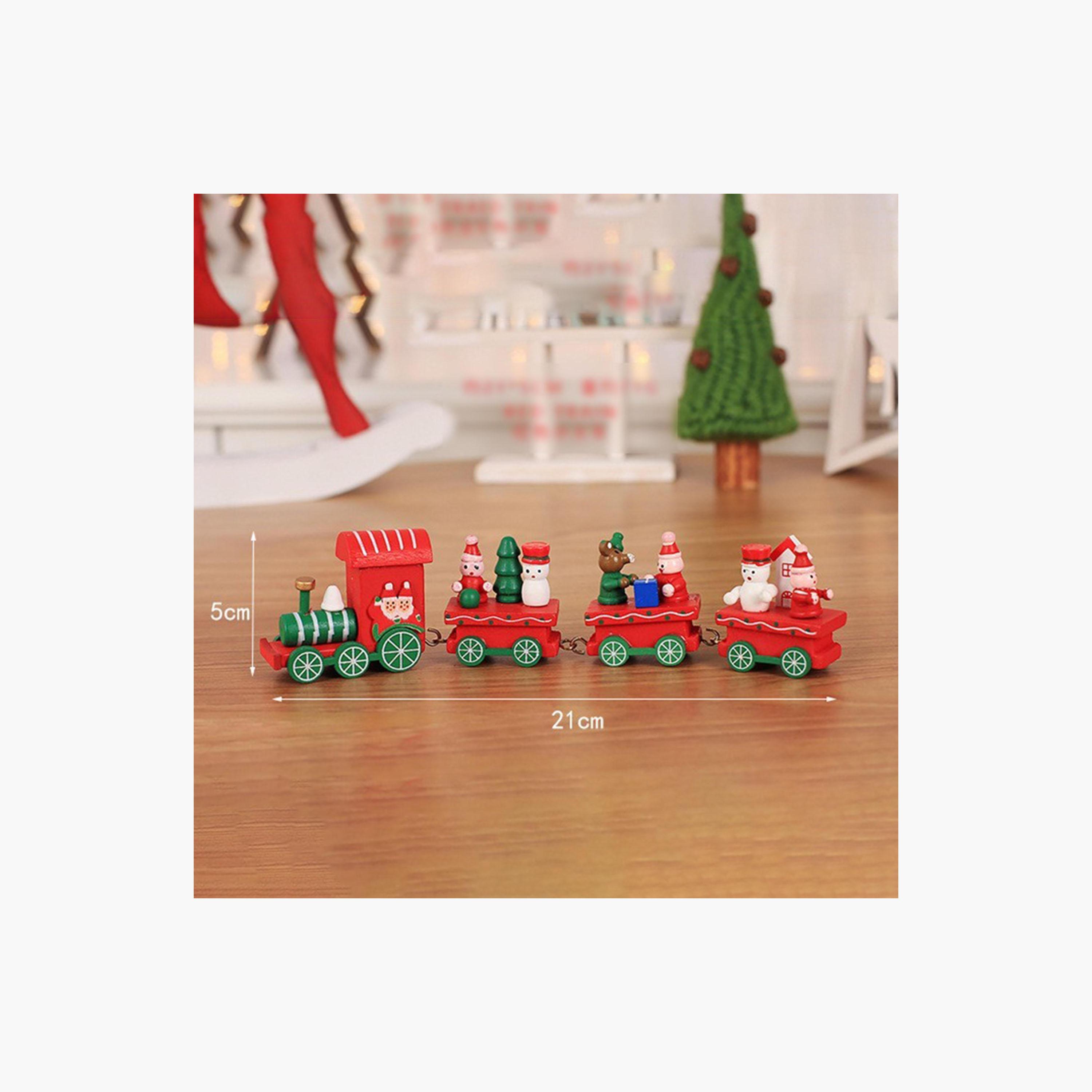 Factory Price Christmas Wooden Train Set-toys-playvehicles-trainsandbuses-image-2