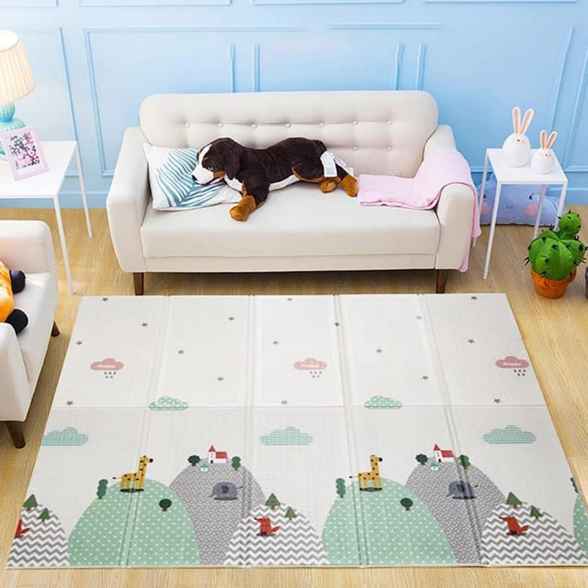 Factory Price Double Sided XPE Foam Mat, Safari Park-baby-infantactivity-playpensandplaymats-image-4