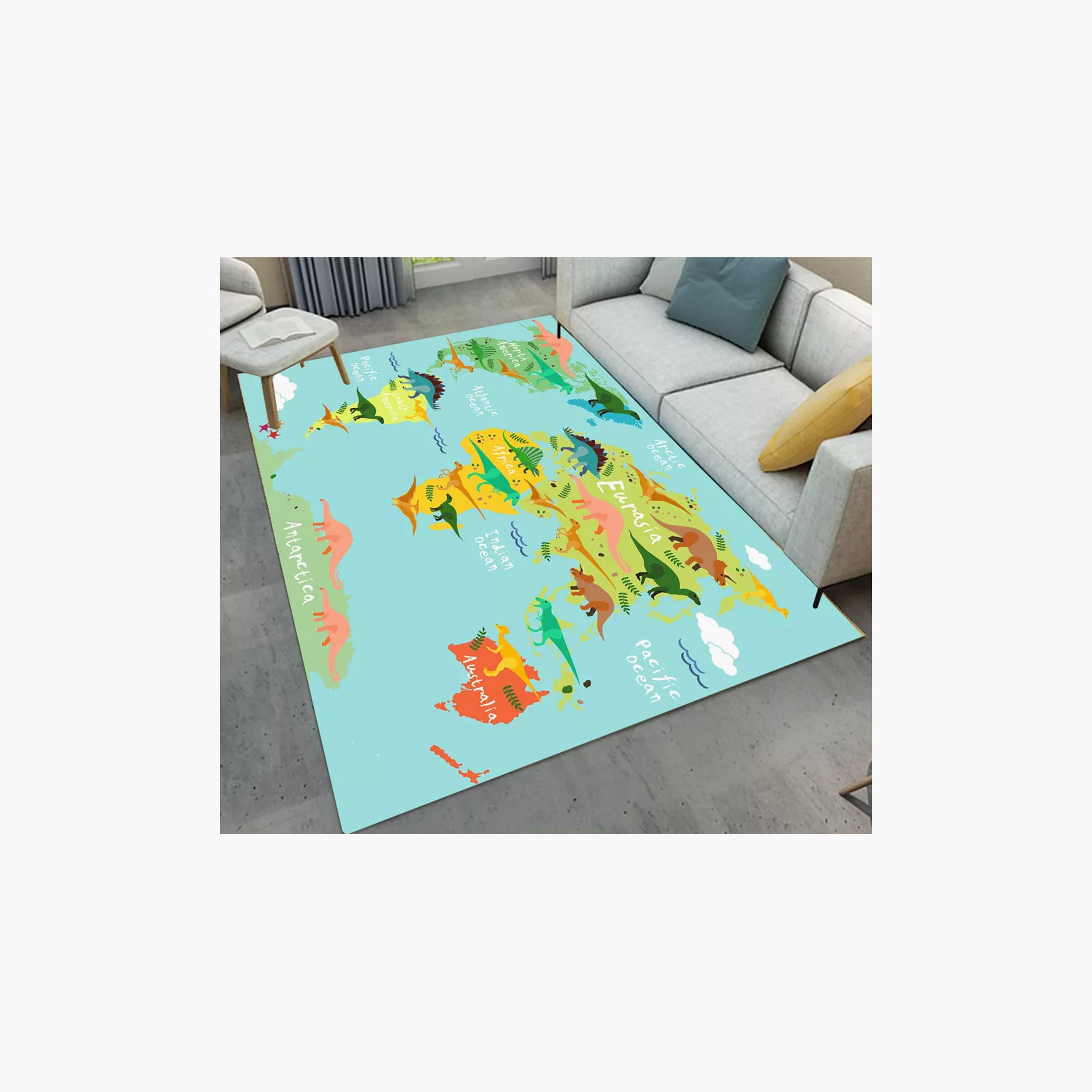   سجادة لغرفة الاطفال من فاكتوري برايس، خريطة العالم-baby-nursery-roomdecor-image-5