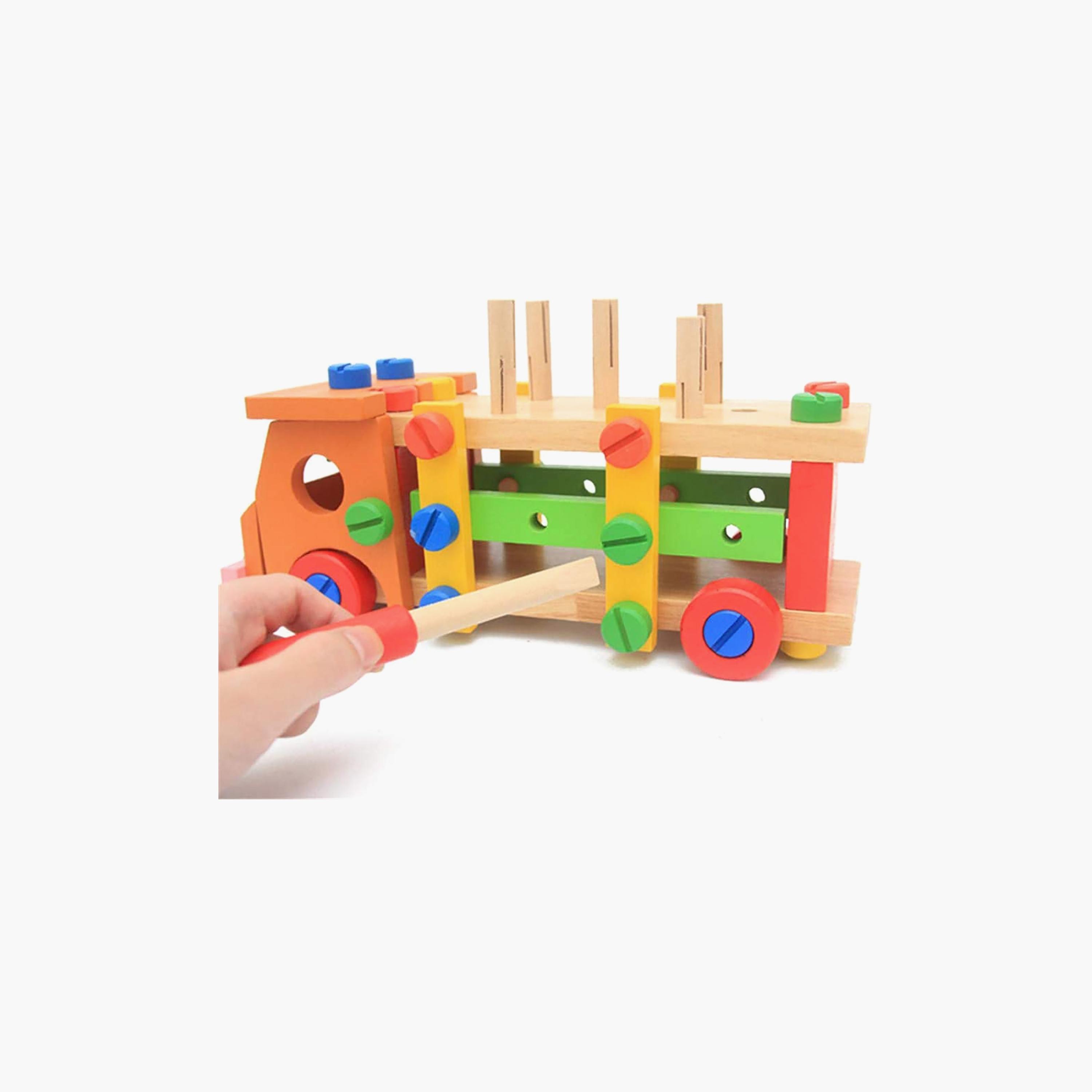  سيارة أنشطة التجميع الخشبية من فاكتوري برايس-toys-babyandtoddlertoys-learningtoys-image-5