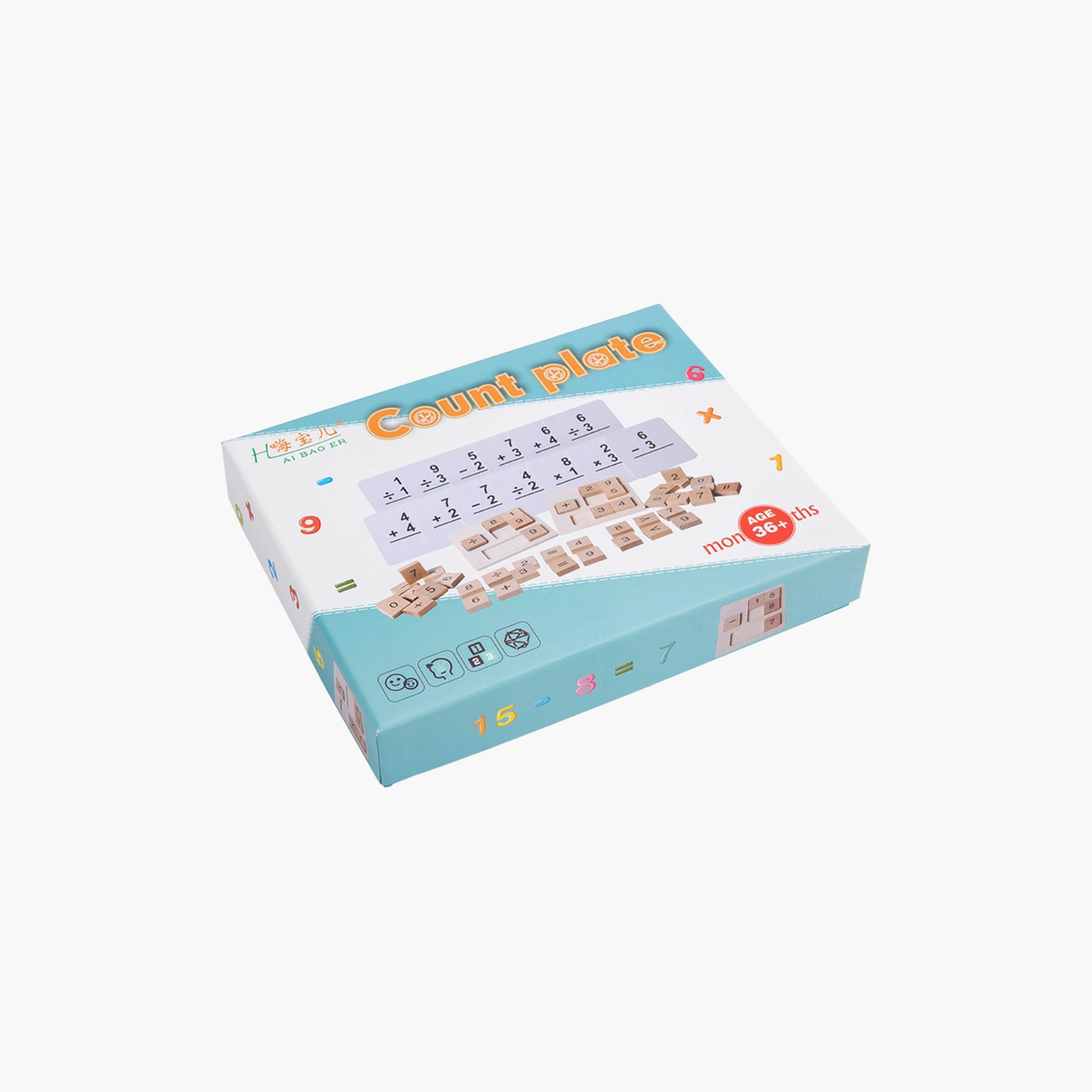 لوحة العد الإدراكي للرياضيات الخشبية من فاكتوري برايس-toys-babyandtoddlertoys-learningtoys-image-1