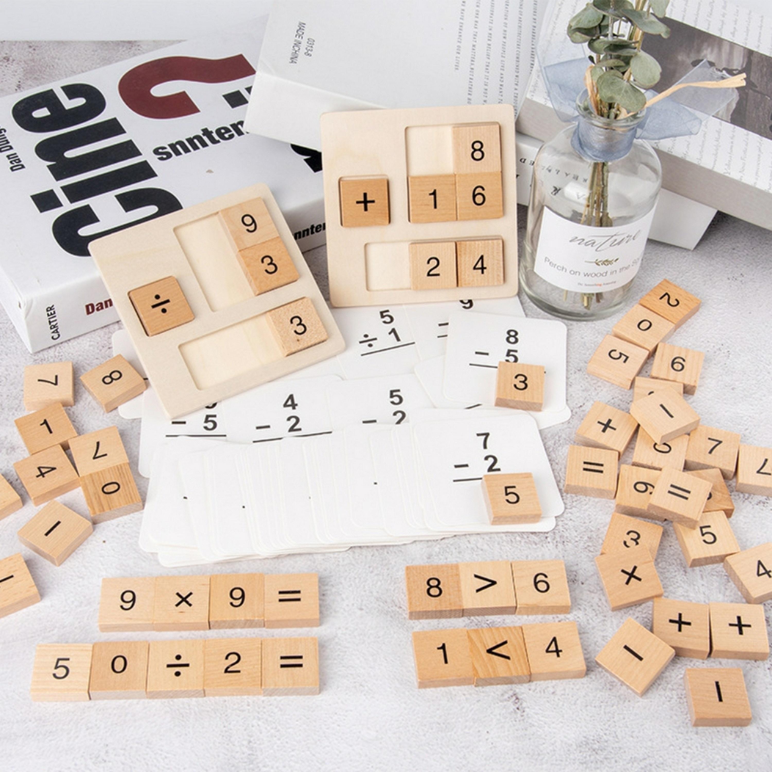  لوحة العد الإدراكي للرياضيات الخشبية من فاكتوري برايس-toys-babyandtoddlertoys-learningtoys-image-3
