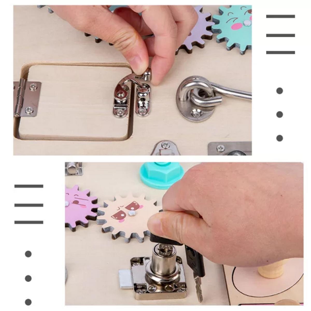  مجموعة لوحة إنشغال بمزاج خشبية دراي من فاكتوري برايس-toys-babyandtoddlertoys-learningtoys-image-2