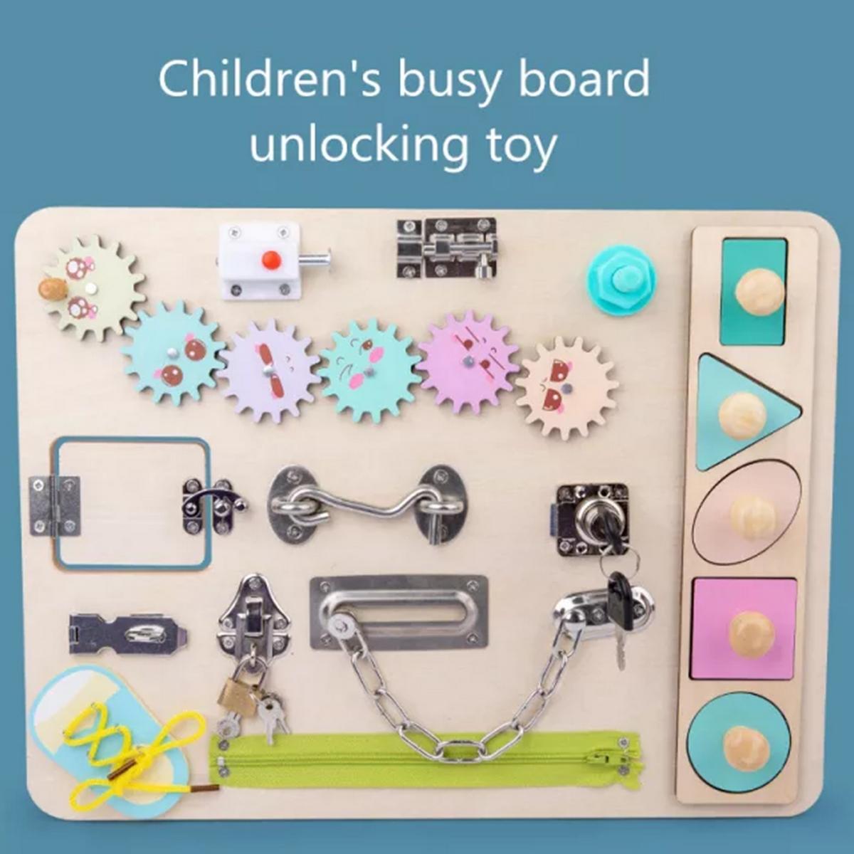  مجموعة لوحة إنشغال بمزاج خشبية دراي من فاكتوري برايس-toys-babyandtoddlertoys-learningtoys-image-4