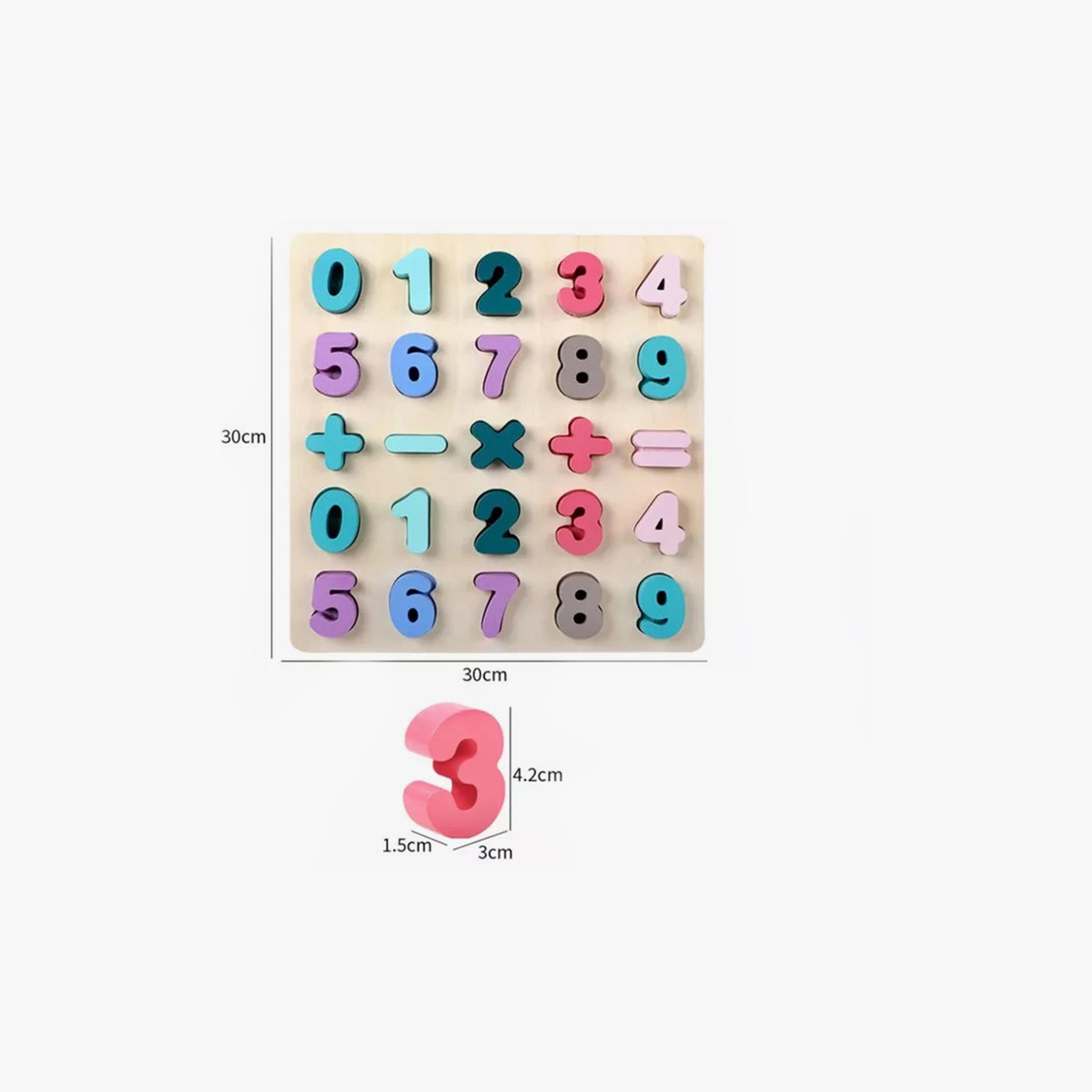 Factory Price Adena Stacking Tray with Digital Puzzle Board-toys-babyandtoddlertoys-stackingandnestingtoys-image-2