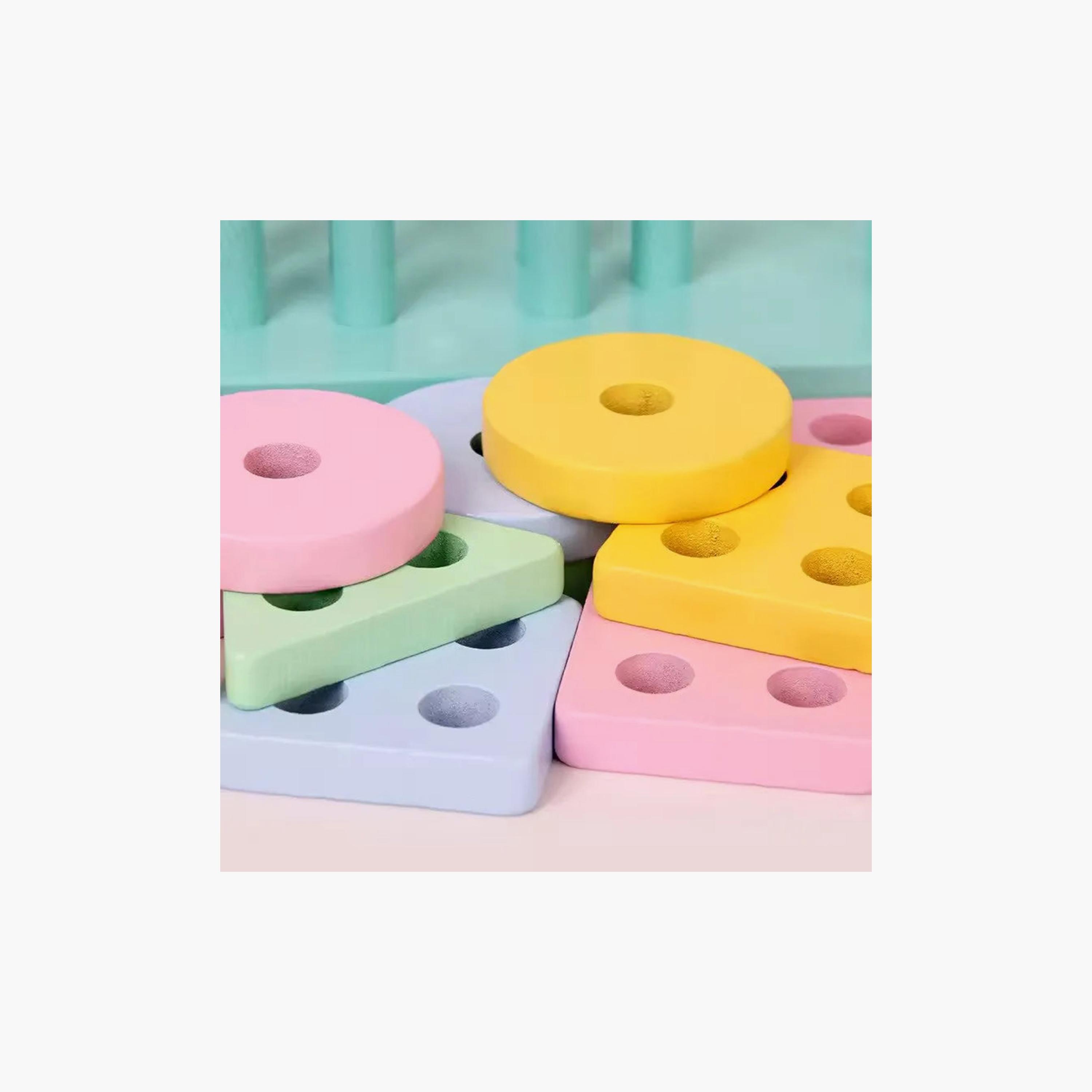 Factory Price Macaron Wooden Rectangle Shape-toys-babyandtoddlertoys-stackingandnestingtoys-image-4