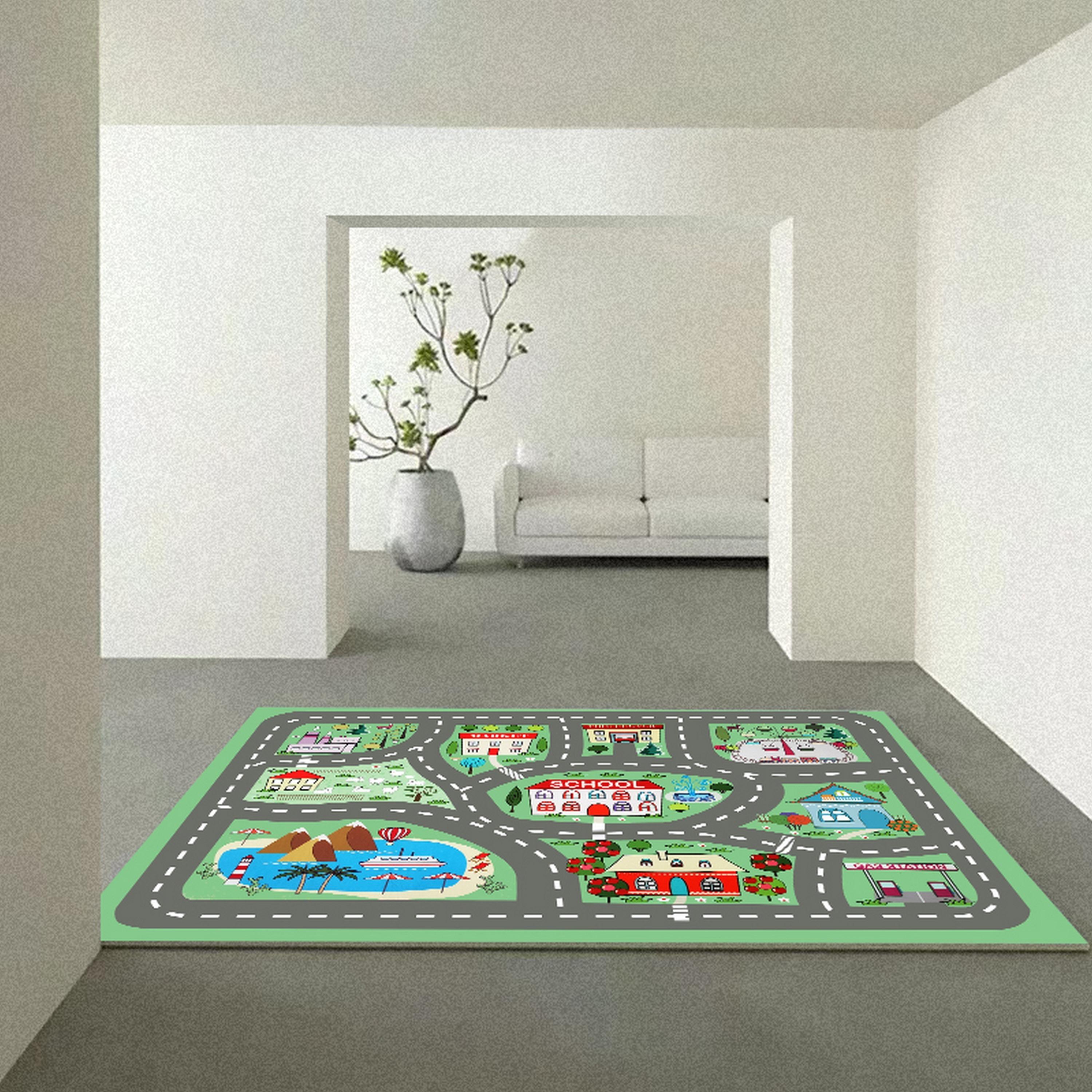 Factory Price Interactive City Road Play Mat-baby-infantactivity-playpensandplaymats-image-1