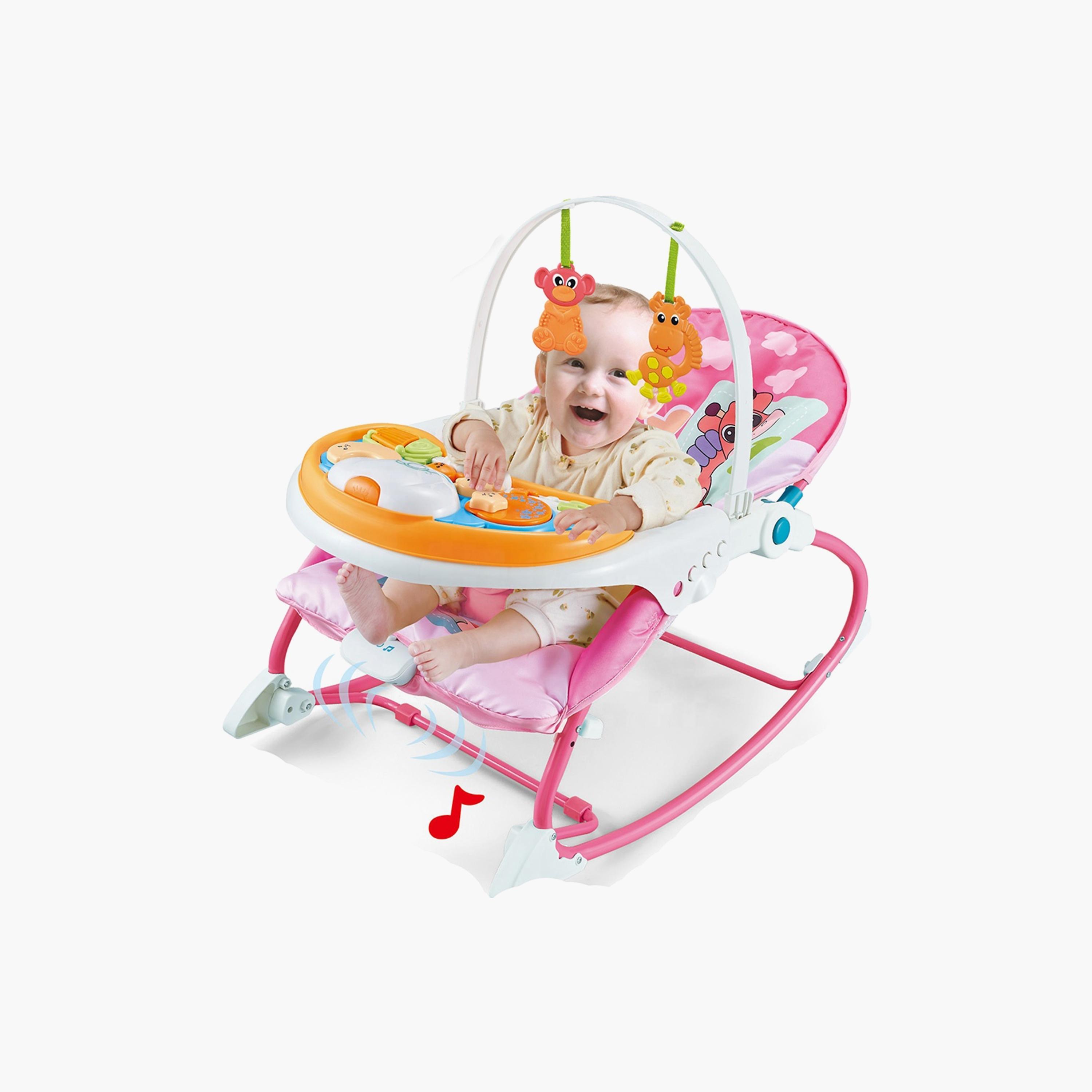 Buy Factory Price Infant To Toddler Rocker Dining Chair Pink Online Babyshop UAE