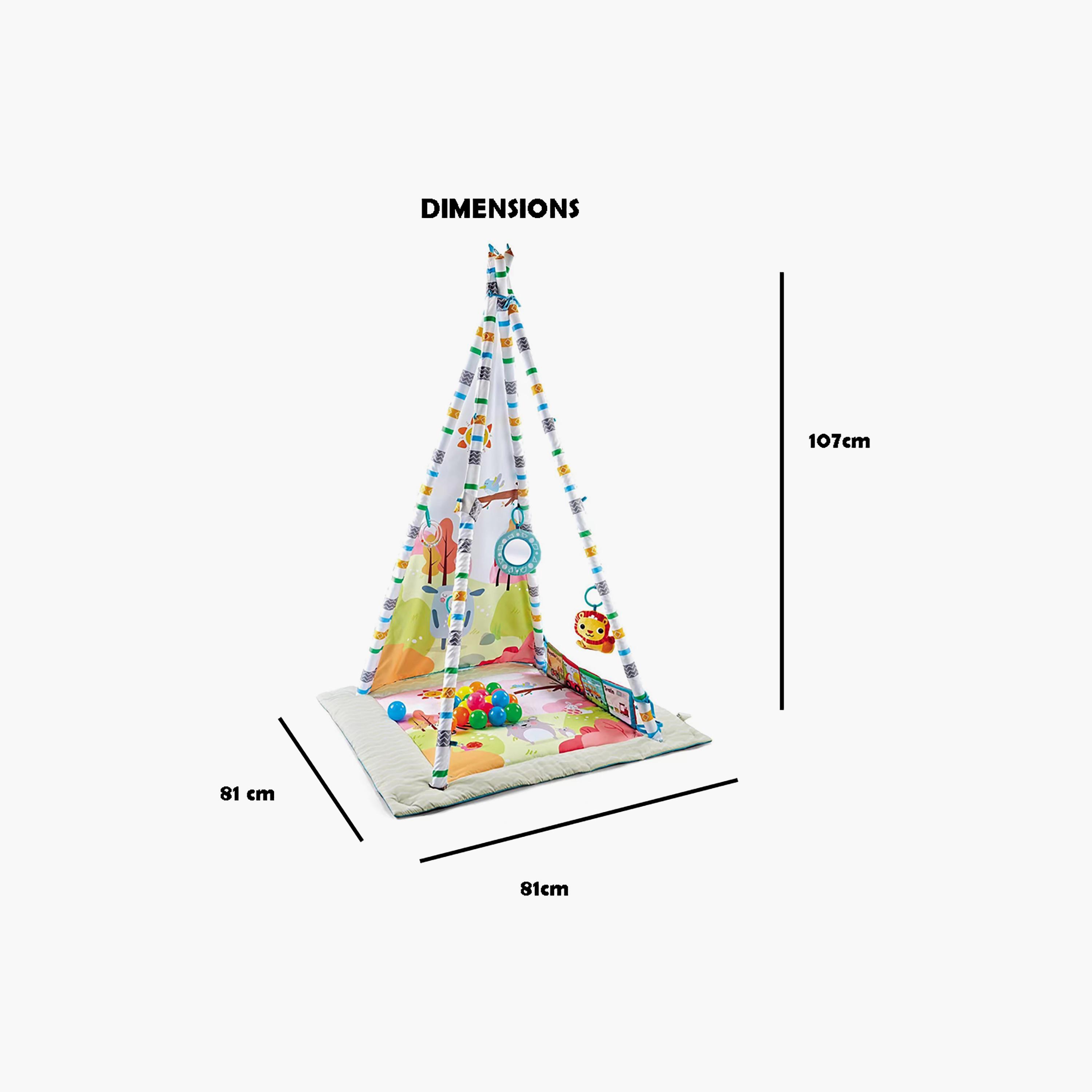 Factory Price 2-In-1 Baby Activity Play Gym & Removable Tent, A-baby-infantactivity-playgyms-image-2