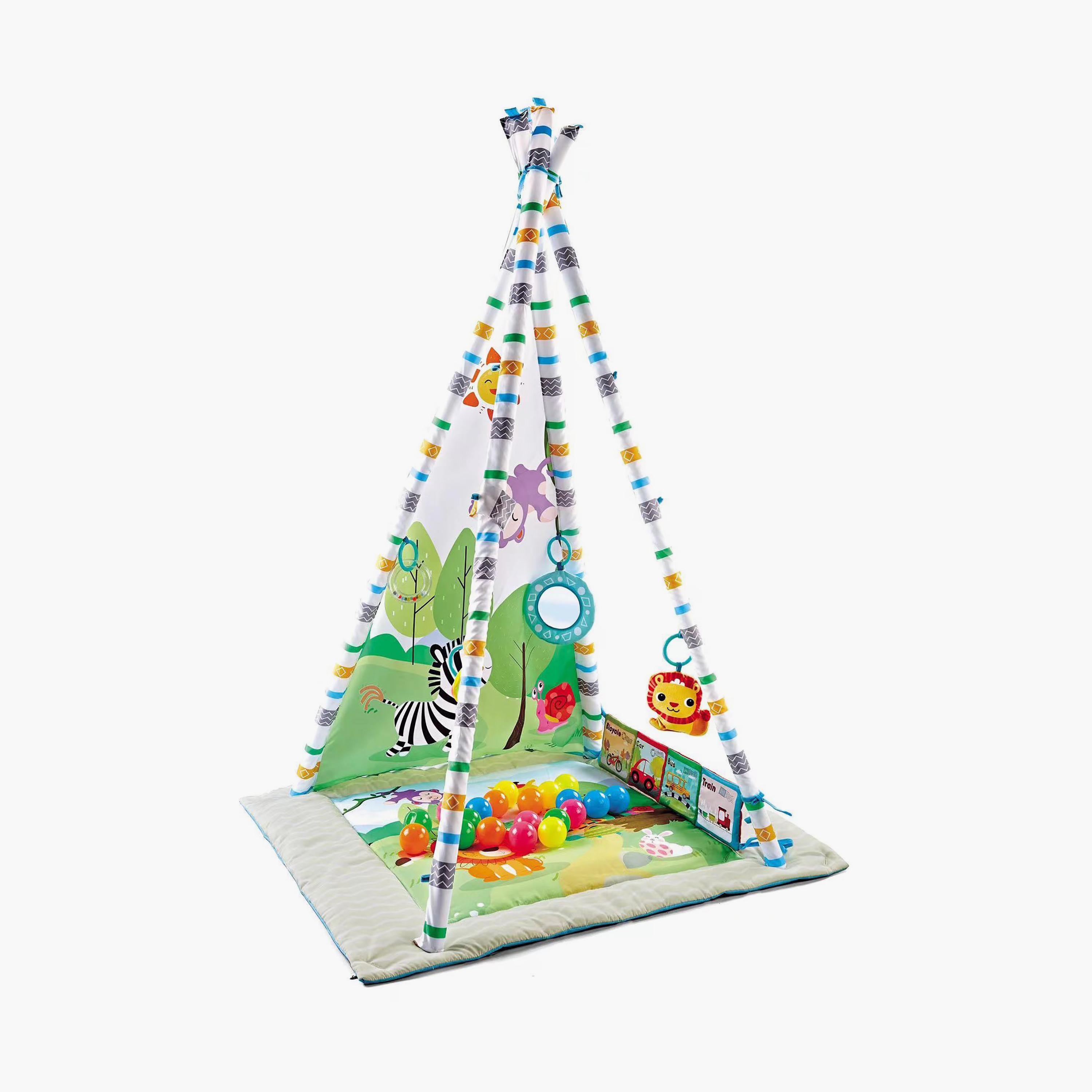 Factory Price 2-In-1 Baby Activity Play Gym & Removable Tent, B-baby-infantactivity-playgyms-image-1