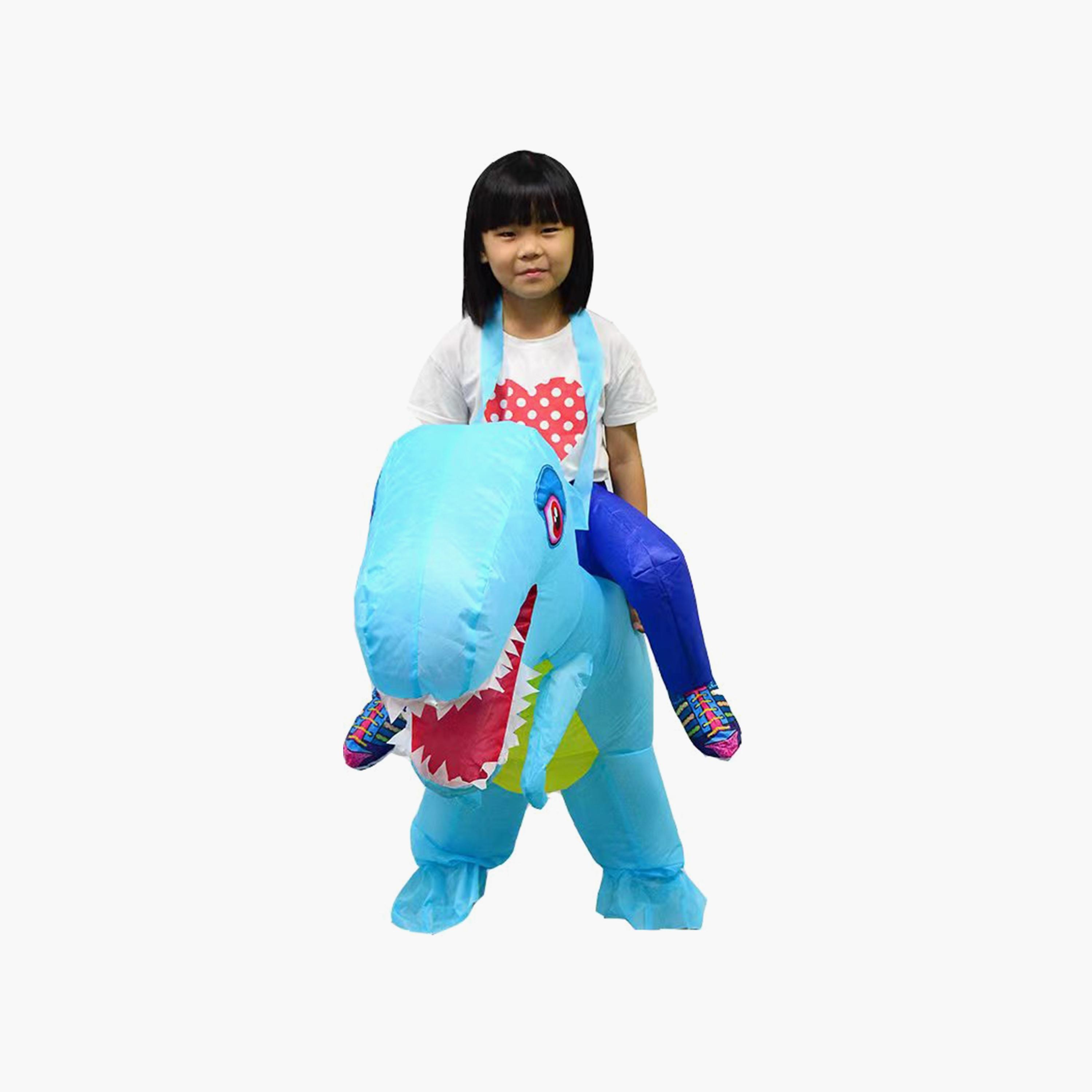 Factory Price Andrew Inflatable Dinosaur Costume For Kids - Blue-boys-clothing-costumes-image-1