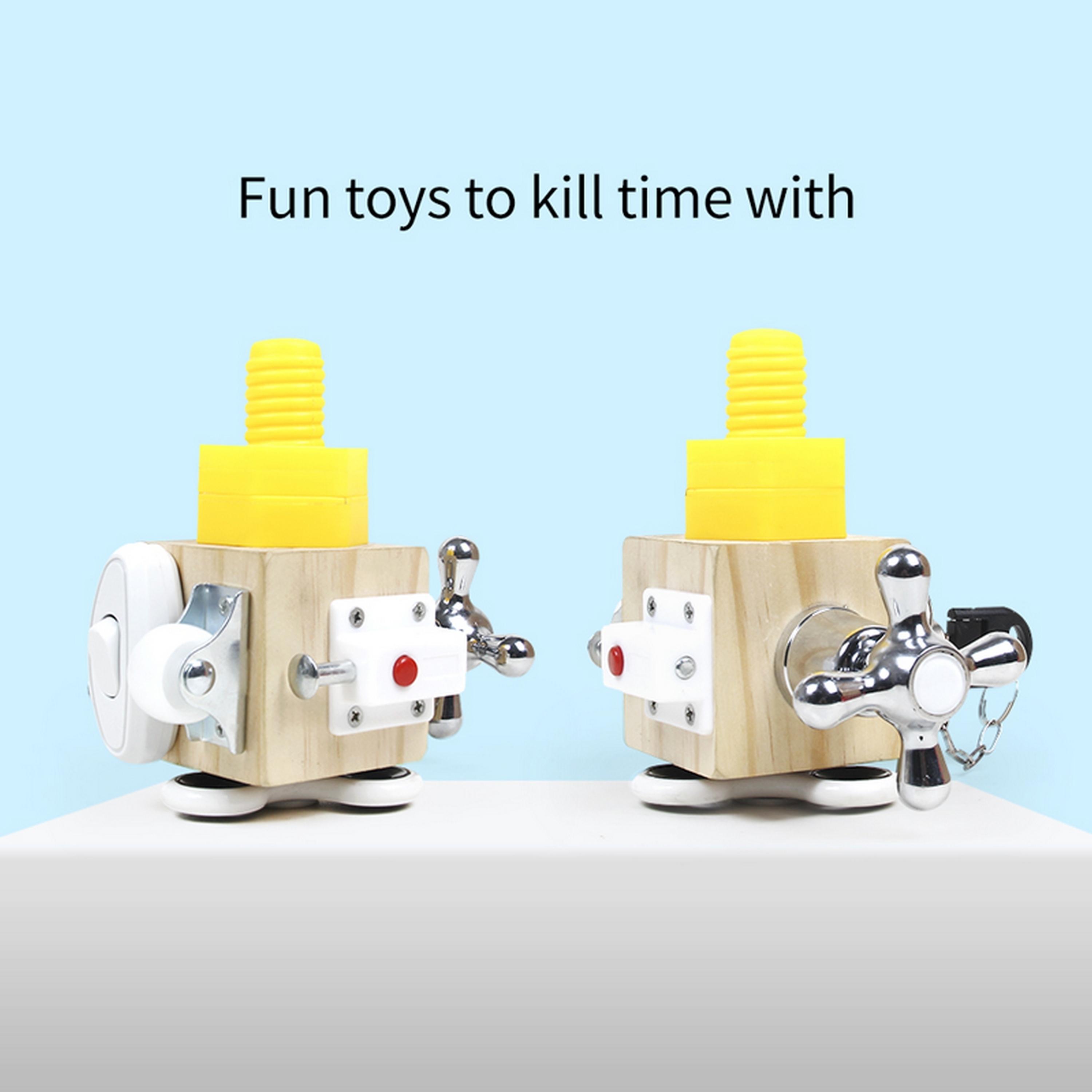  7 في 1 مكعب إنشغال خشبي حسي من فاكتوري برايس-toys-babyandtoddlertoys-learningtoys-image-3