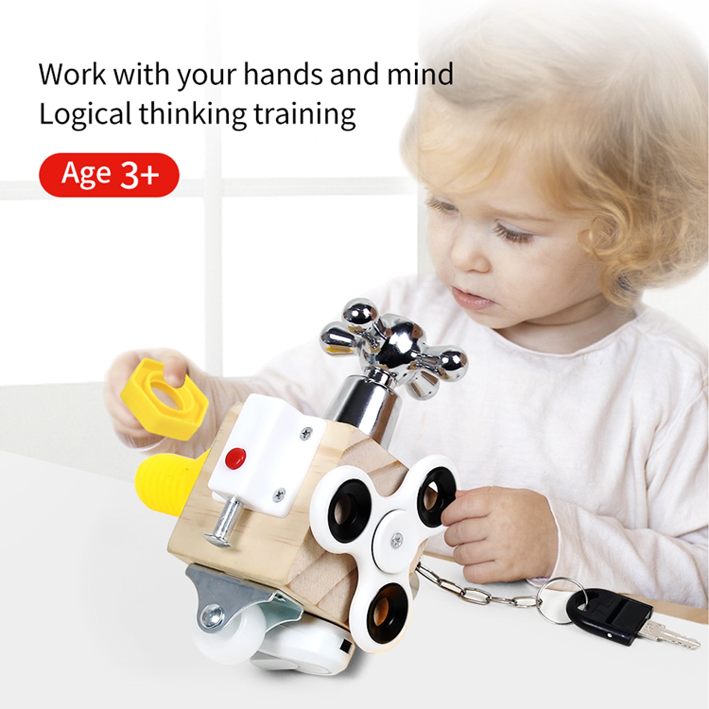  7 في 1 مكعب إنشغال خشبي حسي من فاكتوري برايس-toys-babyandtoddlertoys-learningtoys-image-4