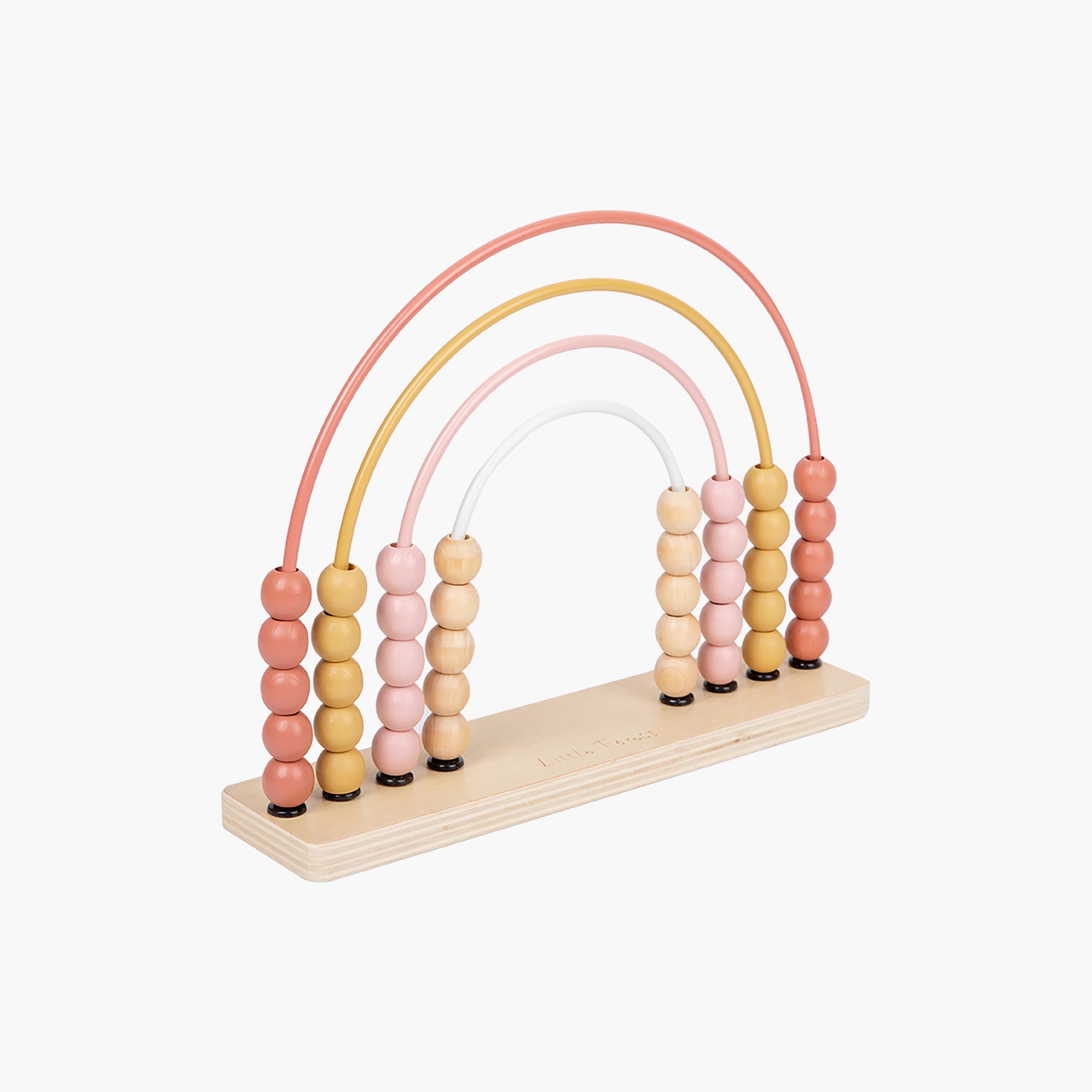Factory Price Ruby Wooden Rainbow Abacus Counting Toy-toys-babyandtoddlertoys-learningtoys-image-1