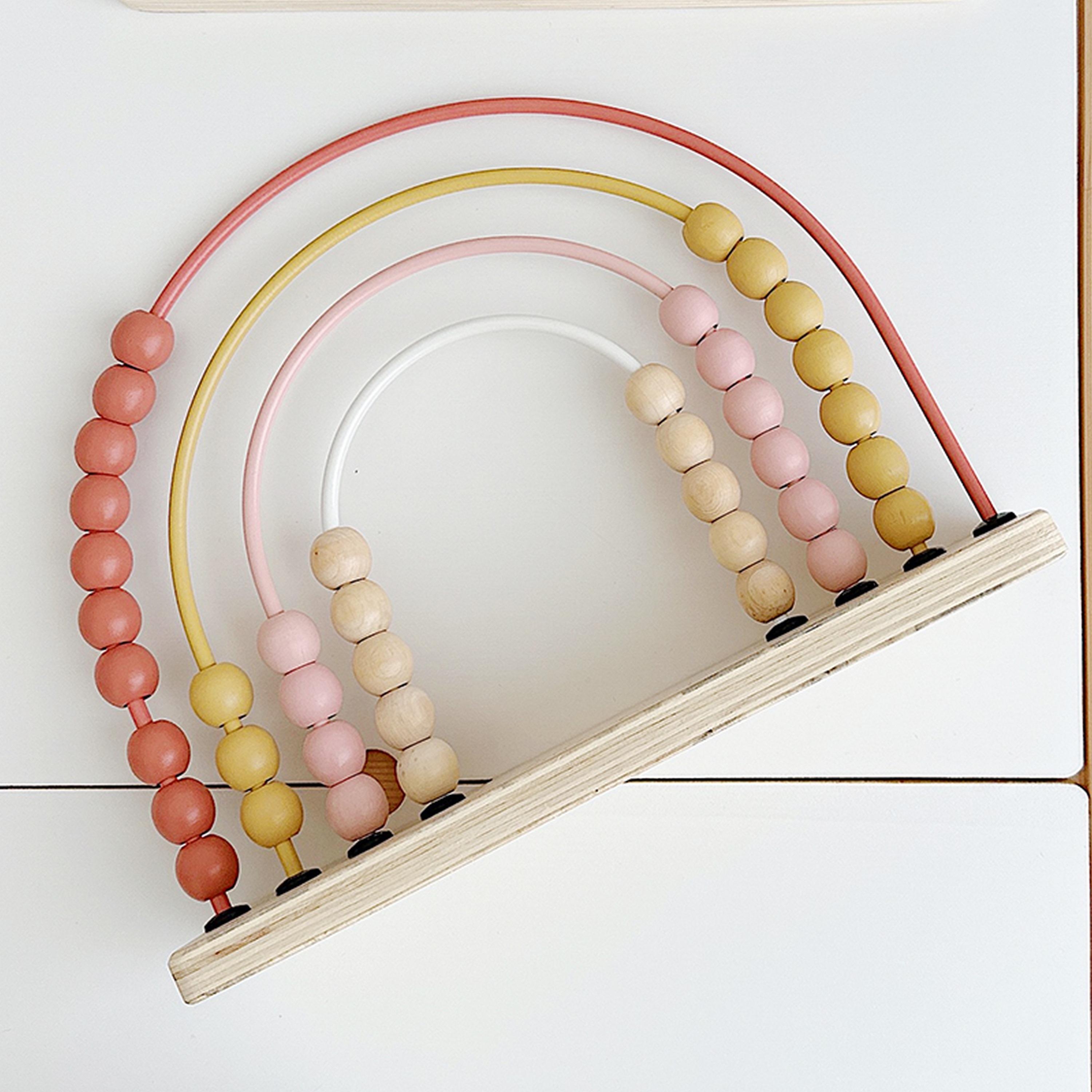 Factory Price Ruby Wooden Rainbow Abacus Counting Toy-toys-babyandtoddlertoys-learningtoys-image-3