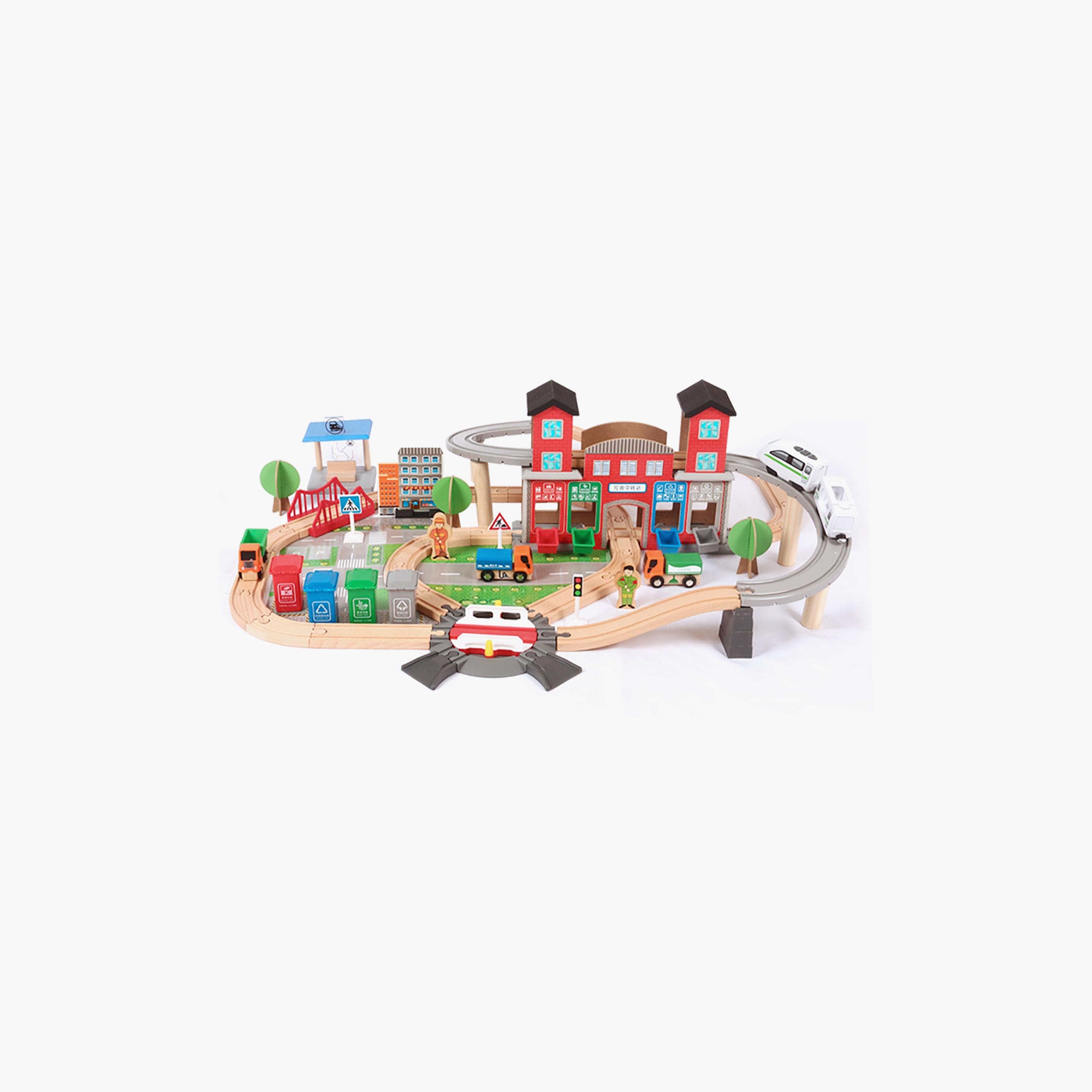 Factory Price 130-Piece Wooden Freestyle Imperial Train Set-toys-playfigures-actionplaysets-image-1