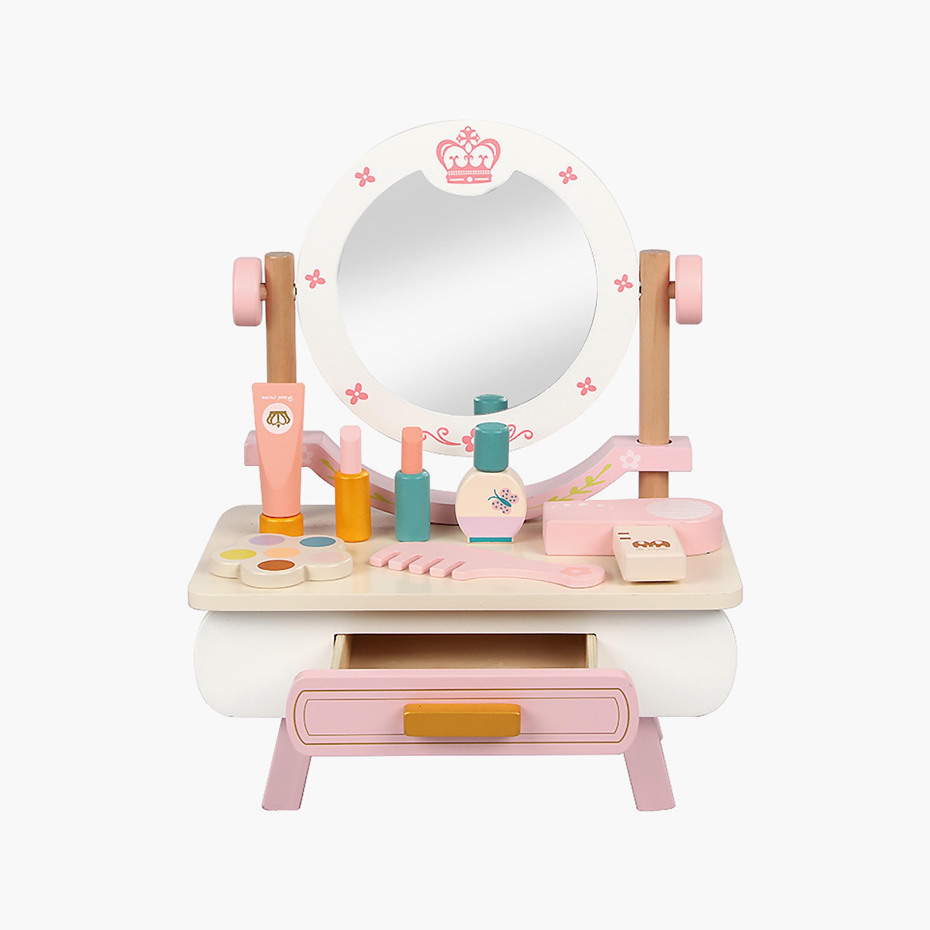 Factory Price Romy Wooden Dressing Table with Accessories, B-toys-roleplay-makeupandcosmeticsets-image-1