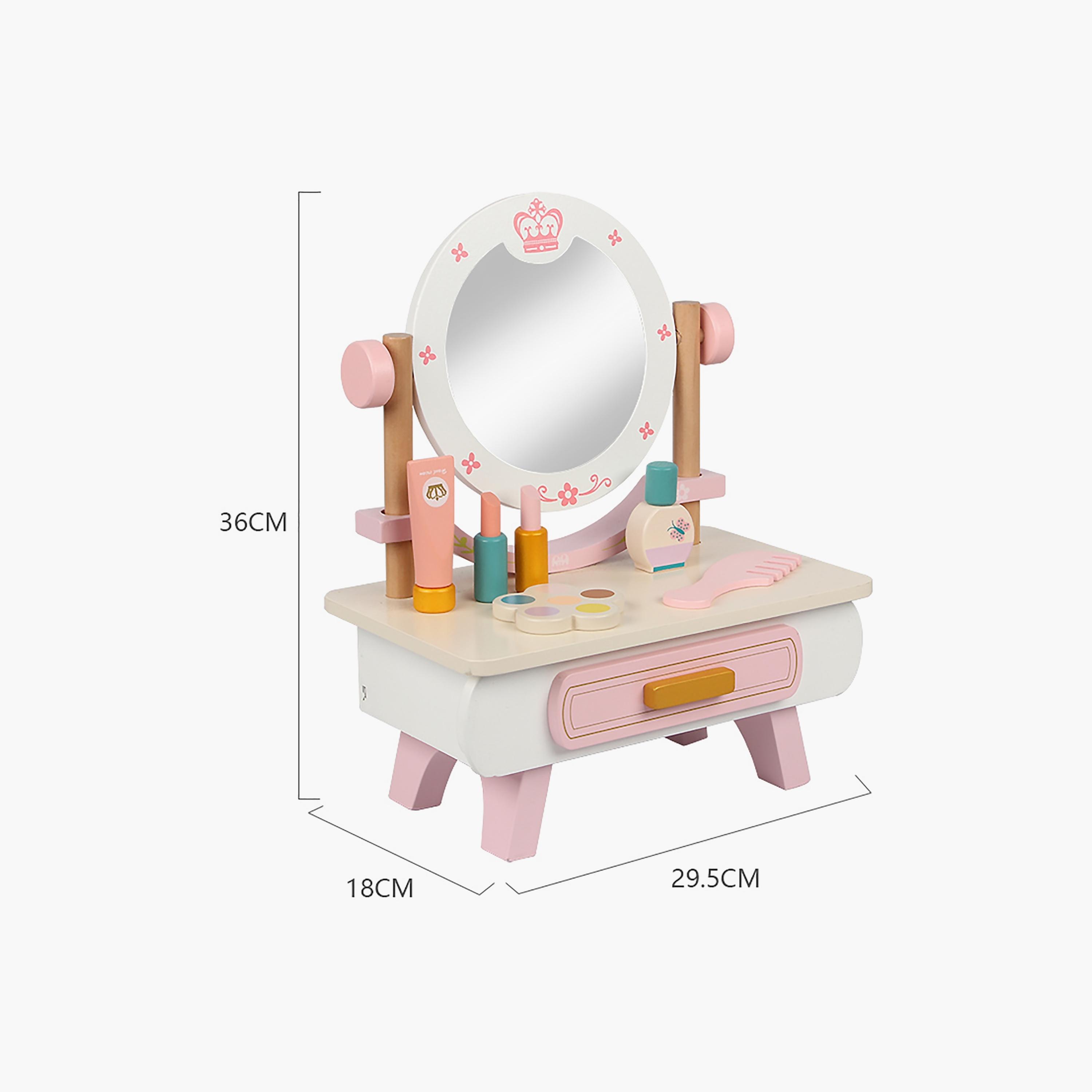 Factory Price Romy Wooden Dressing Table with Accessories, B-toys-roleplay-makeupandcosmeticsets-image-4