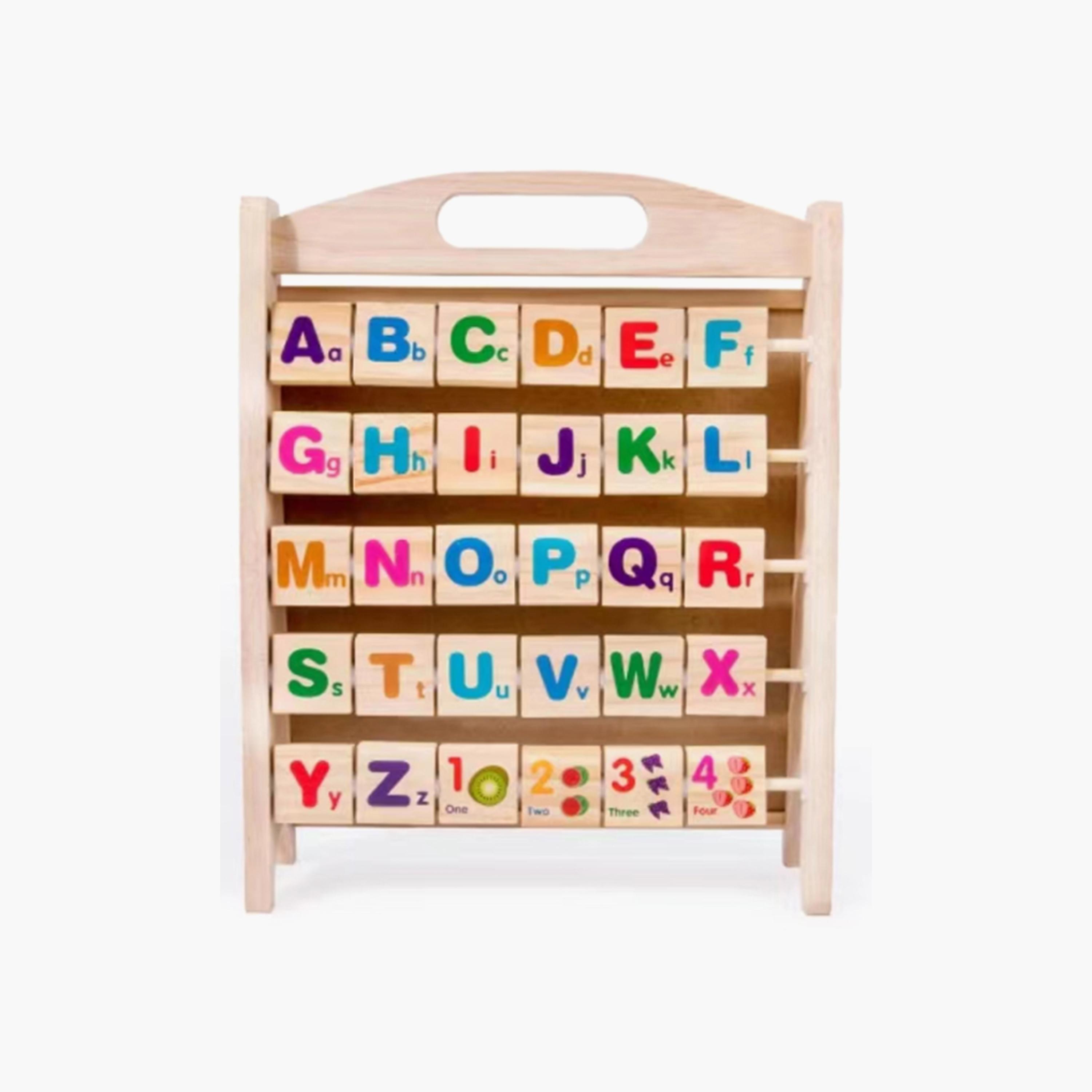  لوحة تعليمية خشبية مغناطيسية ولعبة ربط الحروف الأبجدية من فاكتوري برايس-toys-babyandtoddlertoys-learningtoys-image-3