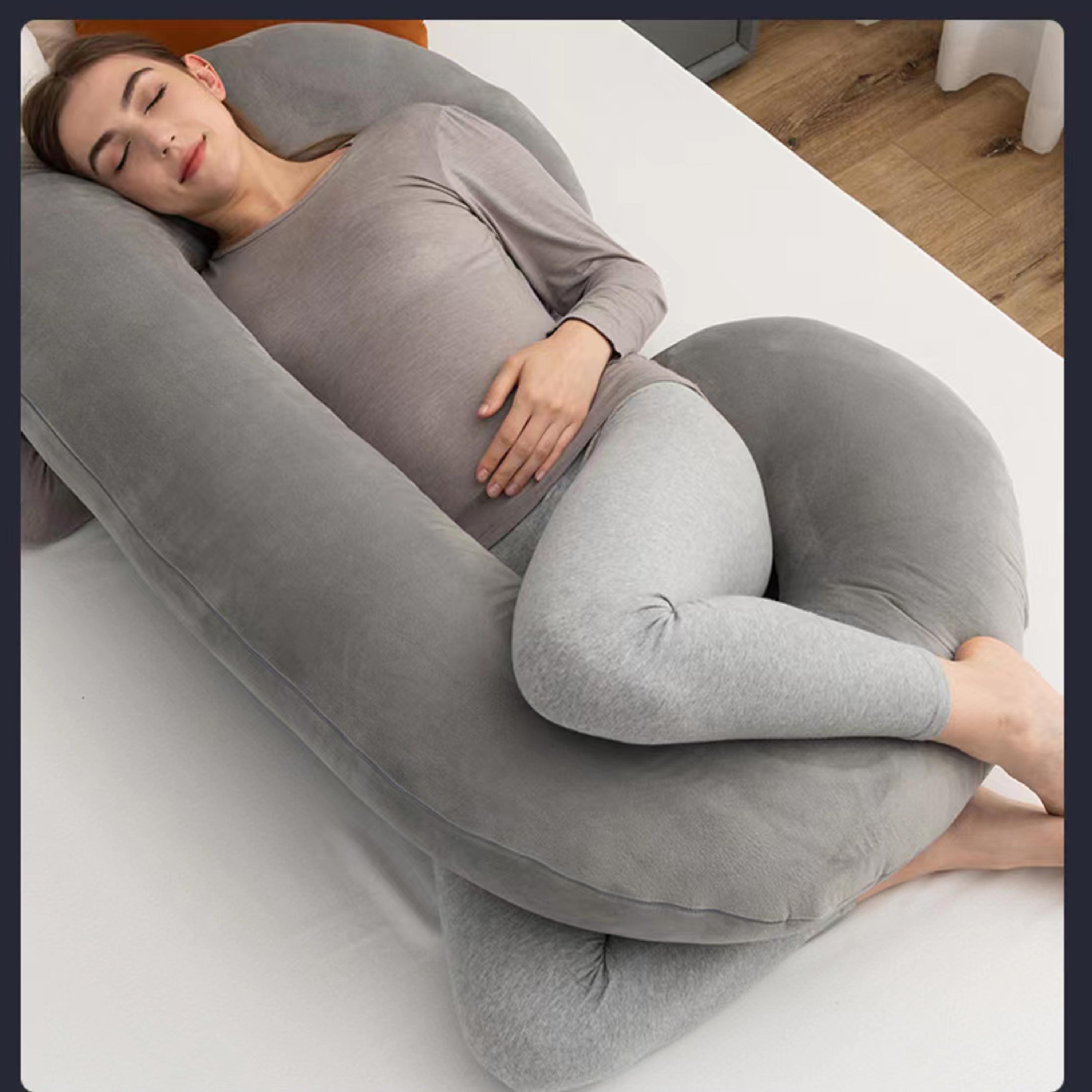 Buy Factory Price C Shaped Pregnancy Body Pillow Grey Online Babyshop UAE