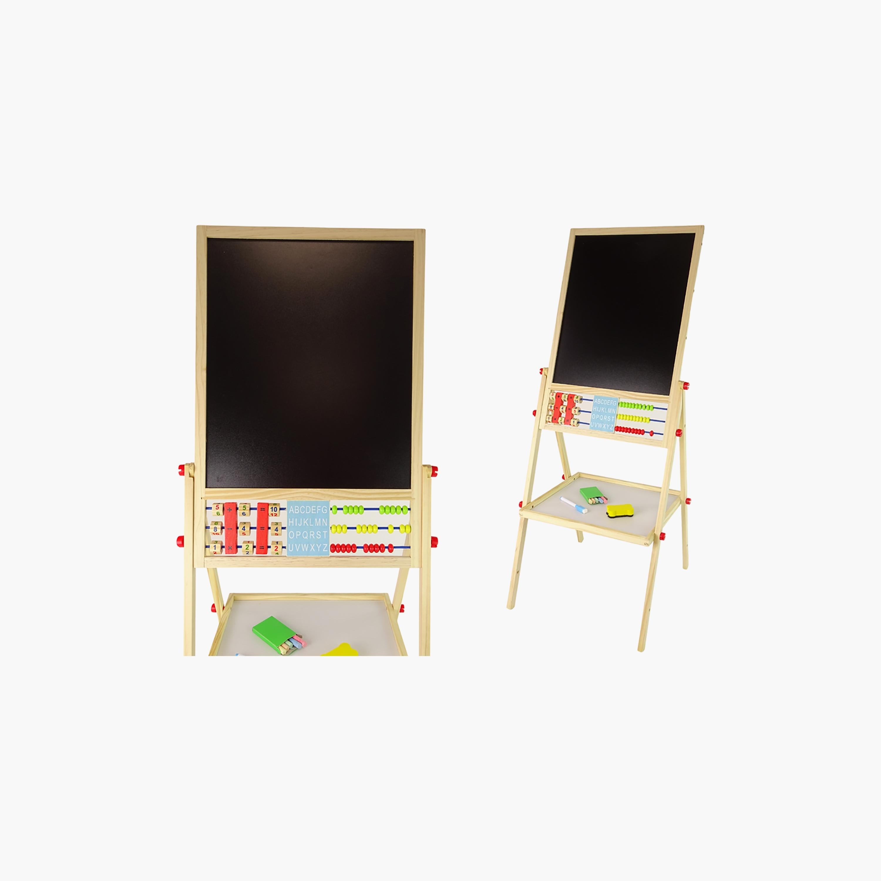 Factory Price Wooden Revolving Easel With Drawing Accessories-school-stationery-accessories-image-1