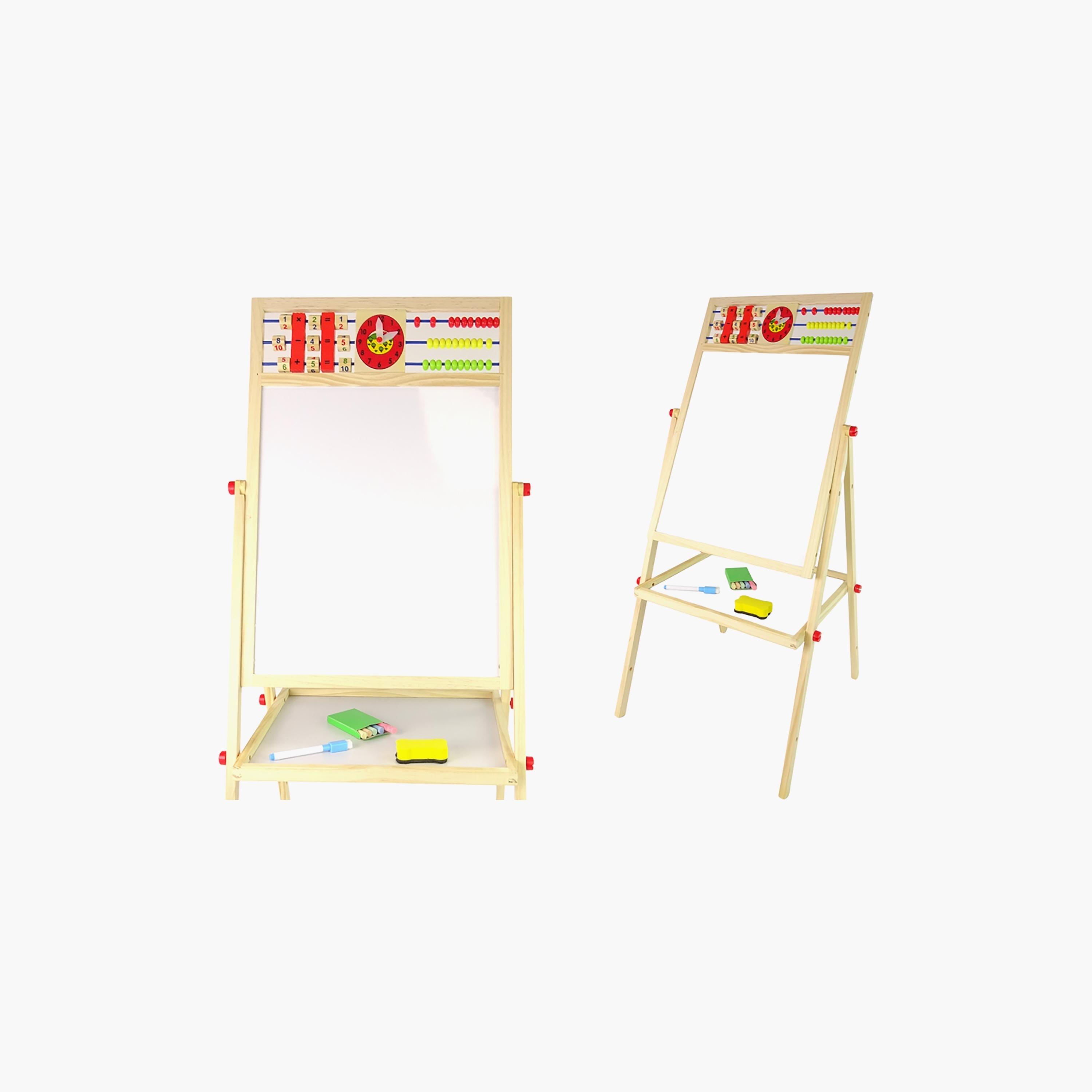 Factory Price Wooden Revolving Easel With Drawing Accessories-school-stationery-accessories-image-2