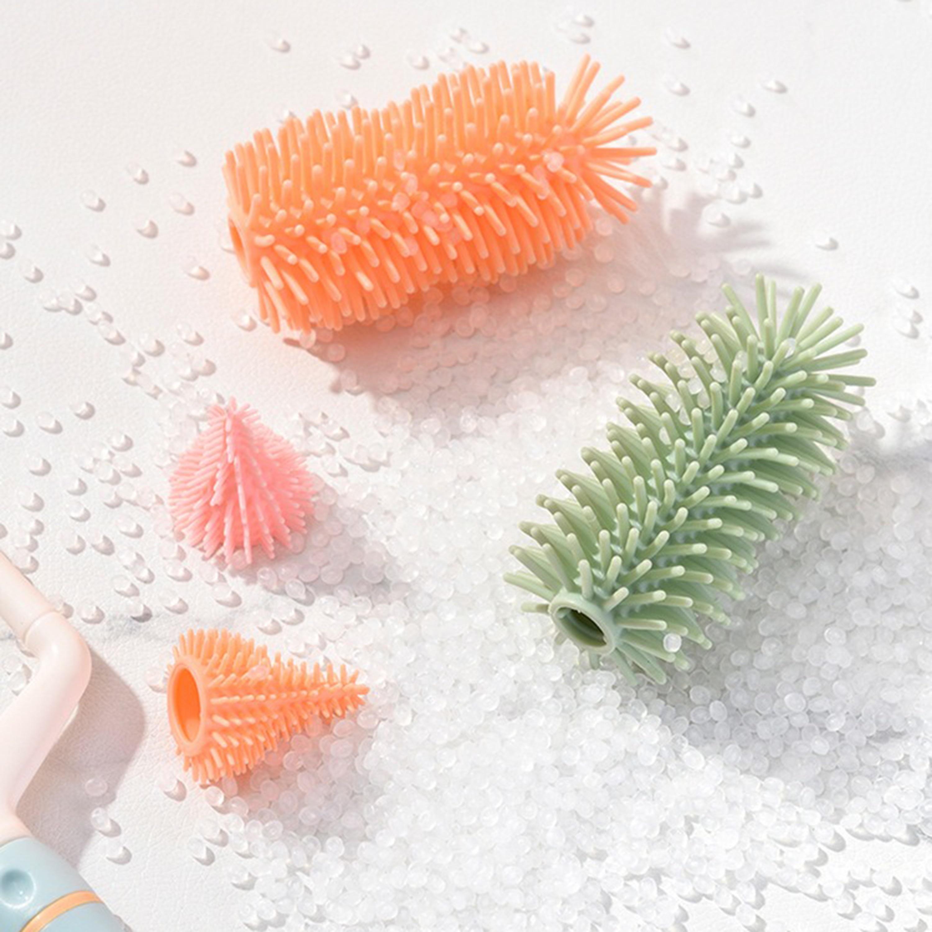 Factory Price Silicone Anti-Bacterial Cleaning Bottle Brush Set-baby-feeding-accessories-image-4